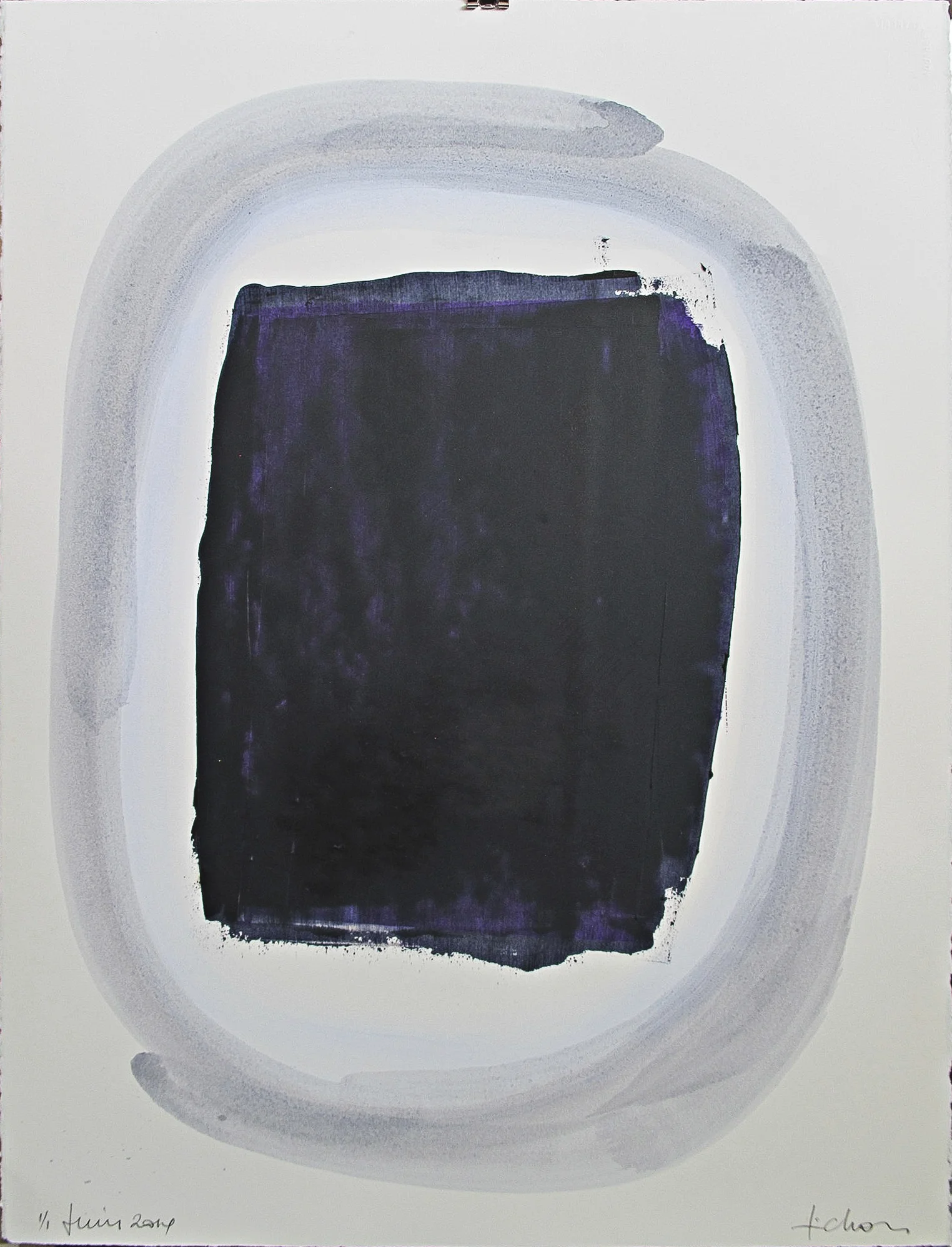 Juin 2014 | Sans titre | 50 X 70 cm | huile sur papier