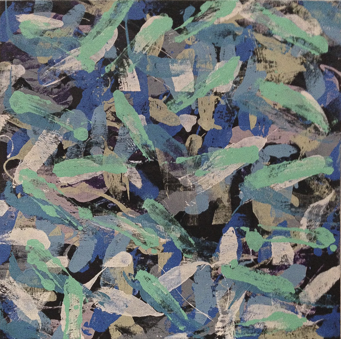 2015 | Retouches All Over II | 100 x 100 cm | Acrylique sur toile.