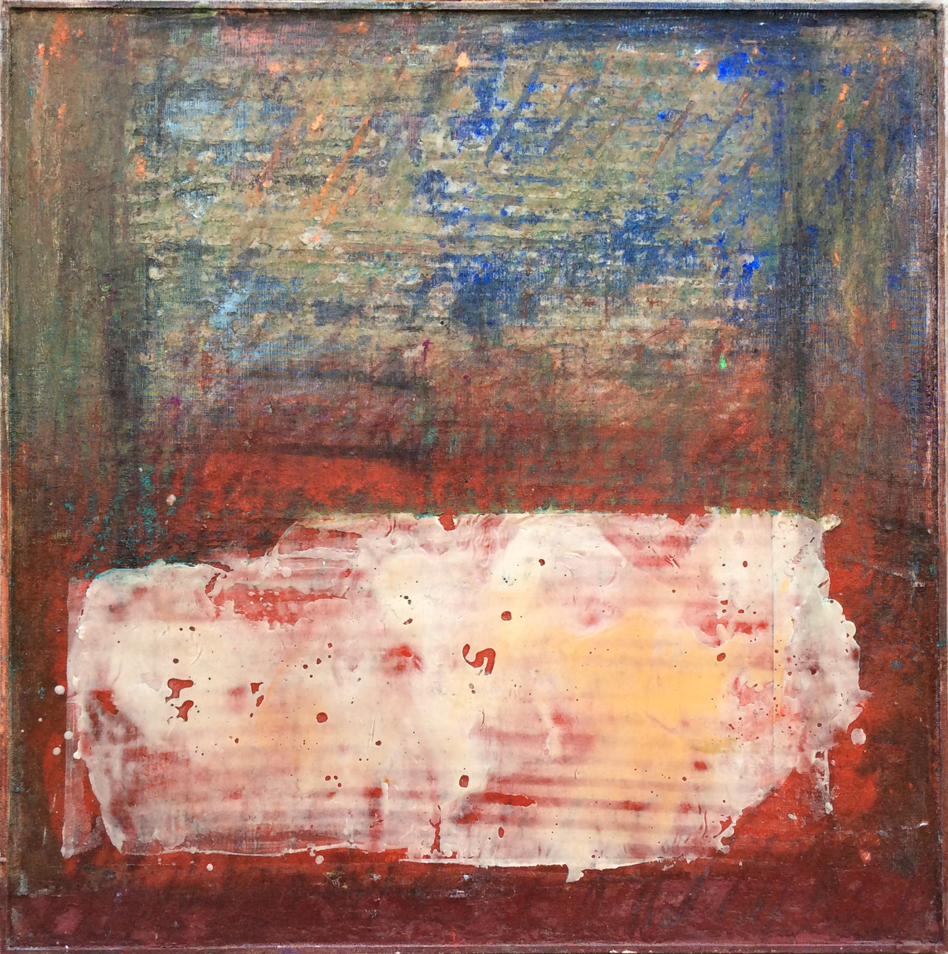 2016 | sans titre | 80 cm x 80 cm | technique mixte sur panneau de bois | coll. privée