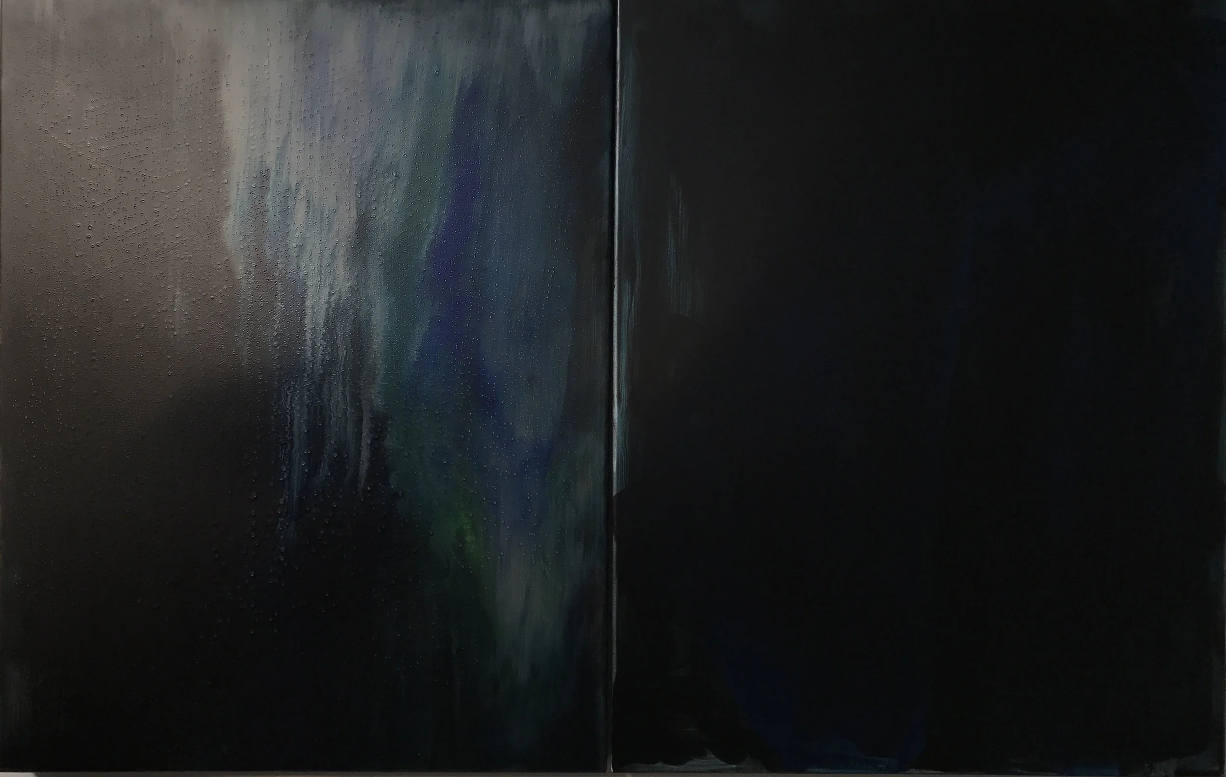 2018 | Deeptique | 92 cm x 130 cm | Acrylique et résine sur toile | 