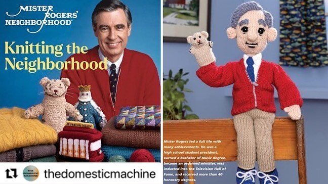 #Repost @thedomesticmachine with @use.repost
・・・
In May 1980, Mister Rogers taught us &ldquo;how sweaters are made&rdquo; on public television.  Regarded as a brilliant educator and creative, we are so glad knitting machines were included in his prog