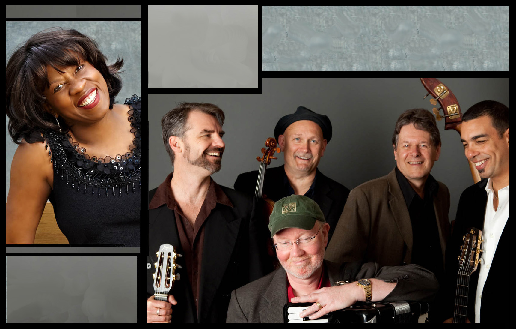 Gail Pettis and members of Pearl Django 