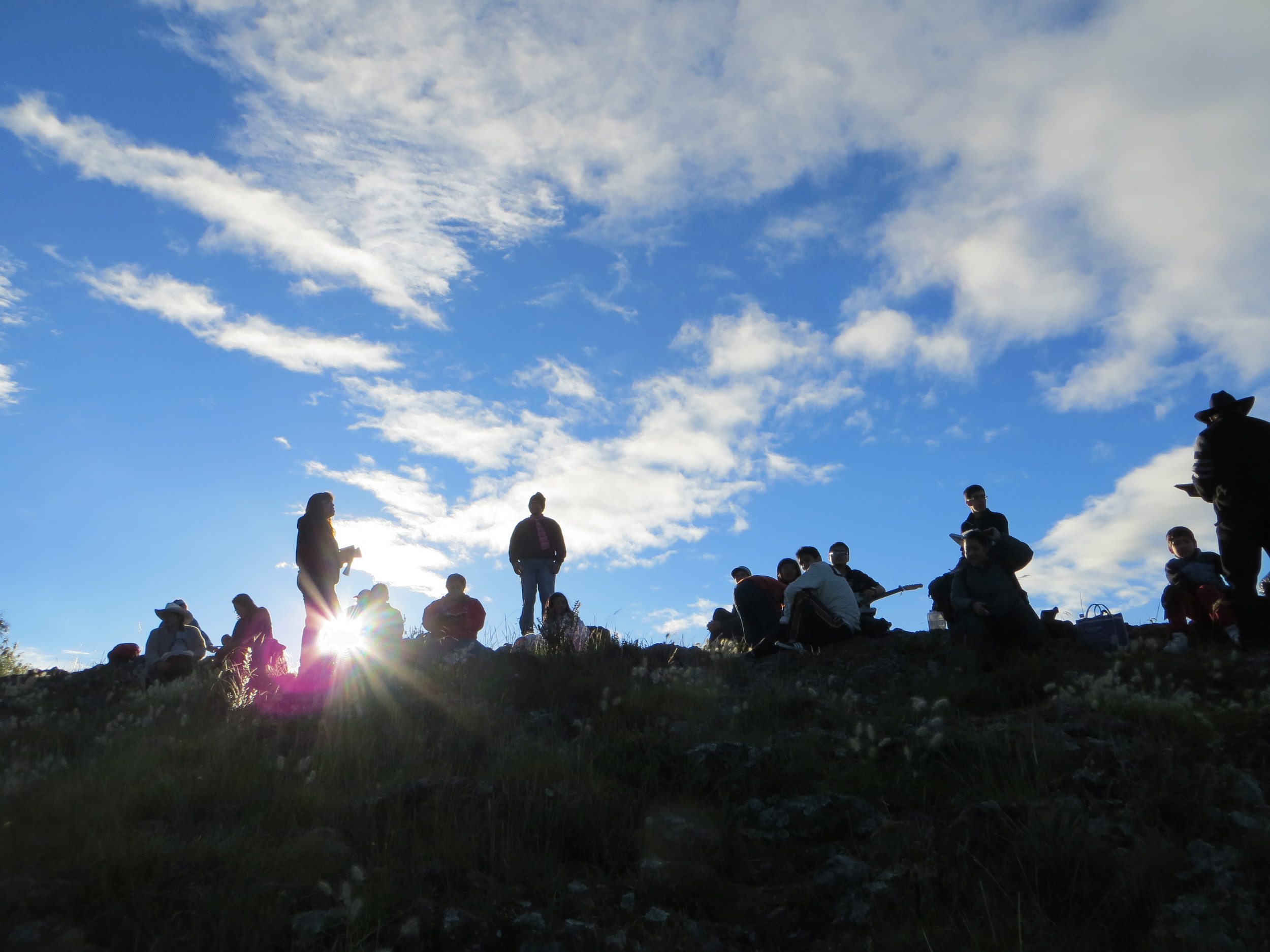 Four hours of prayer, worship, and fellowship on the hilltop