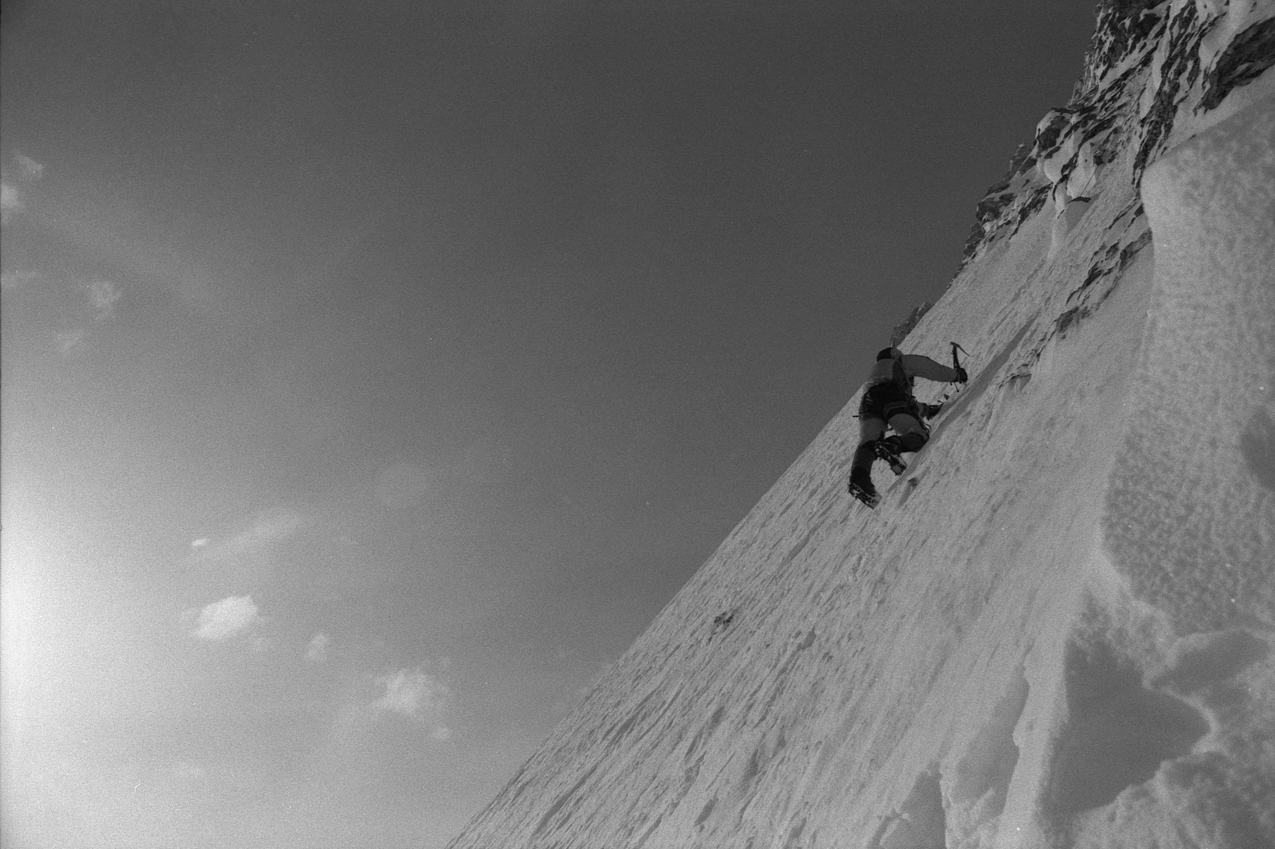 Athol on the west face, 2003.