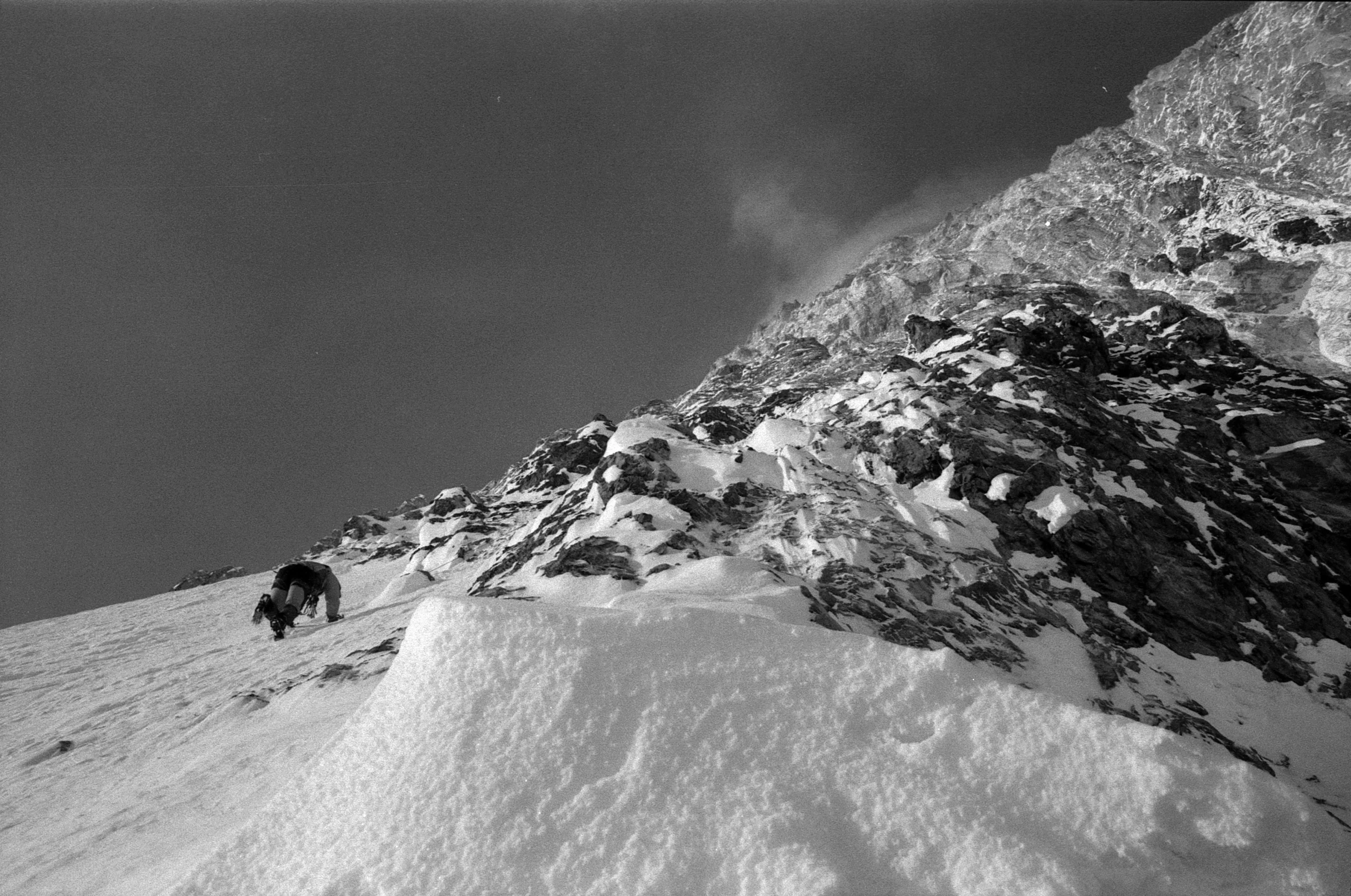 Athol on the west face, 2003.