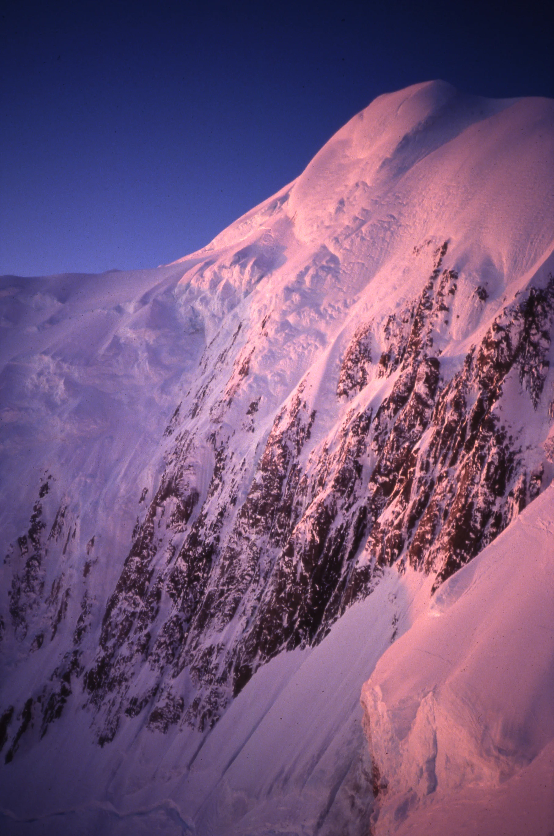 Balfour Face of Mt. Tasman, winter 1993.