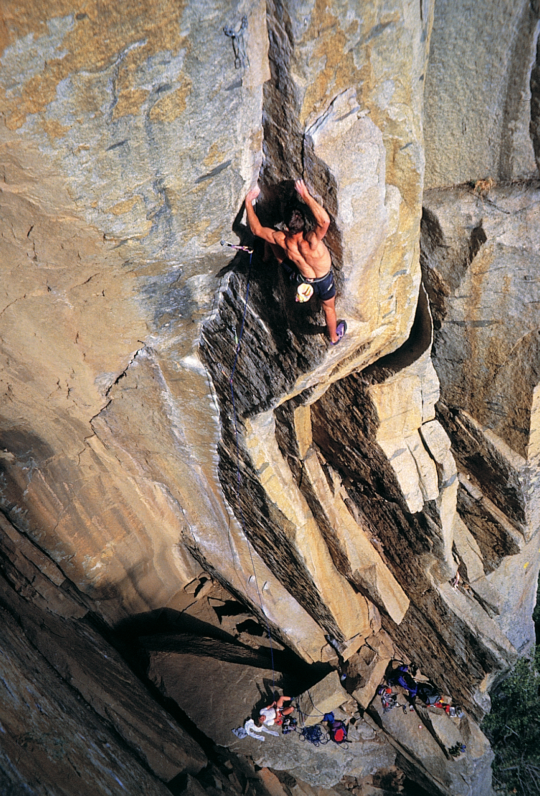 "Cookie Monster," a fun route at the Cookie, 1994.