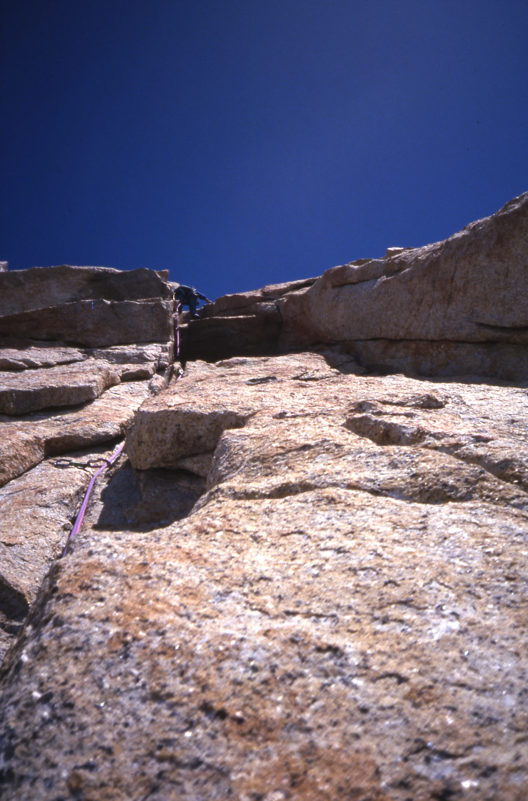 Cruising near the top of the north pillar.