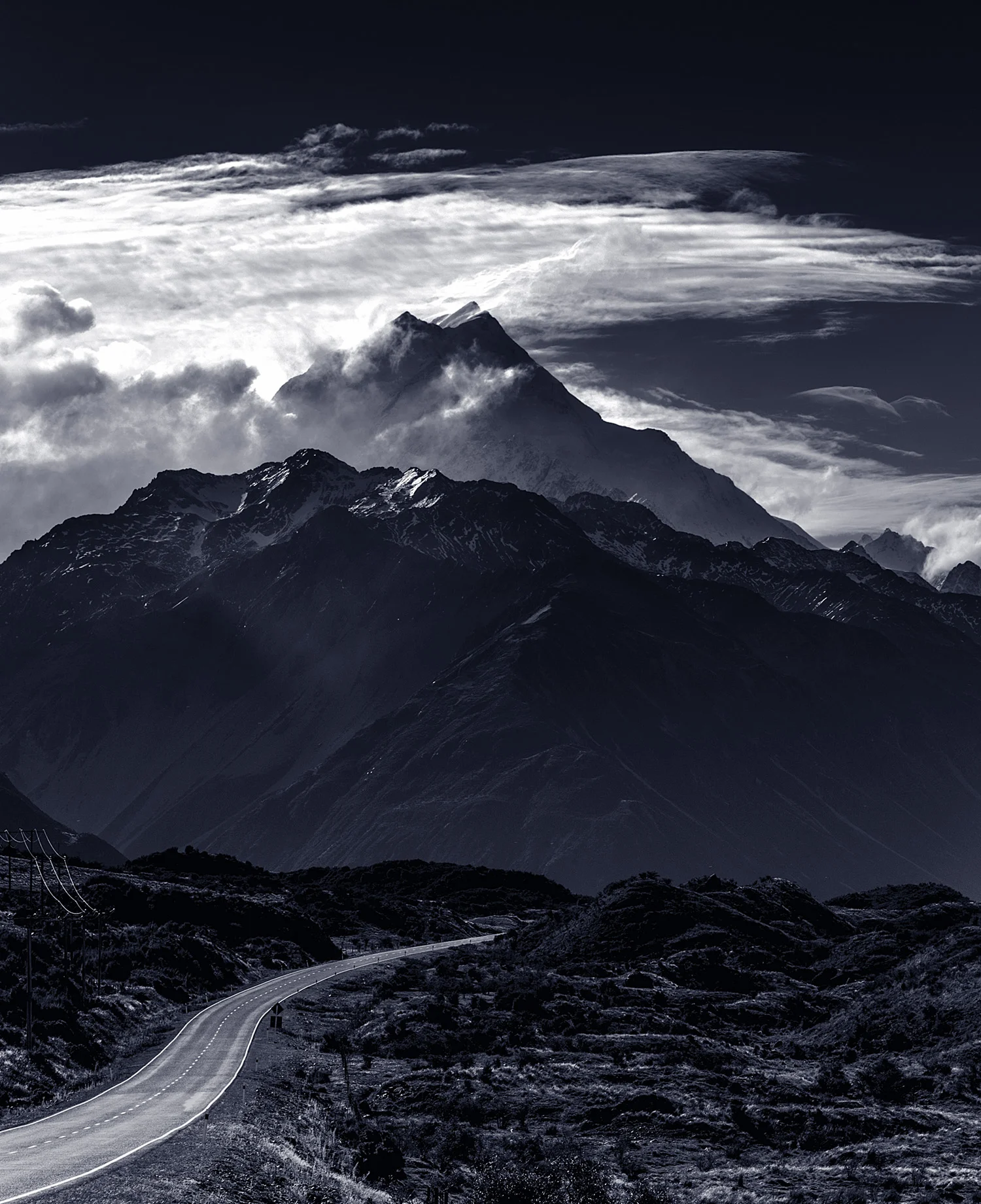 Antony Dimmock - The Road to Mount Cook