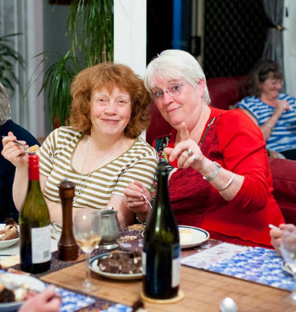 Talk about eat drink & be merry and in good company, we had the lot!
