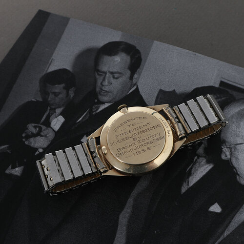 The watch of Myles J. Ambrose