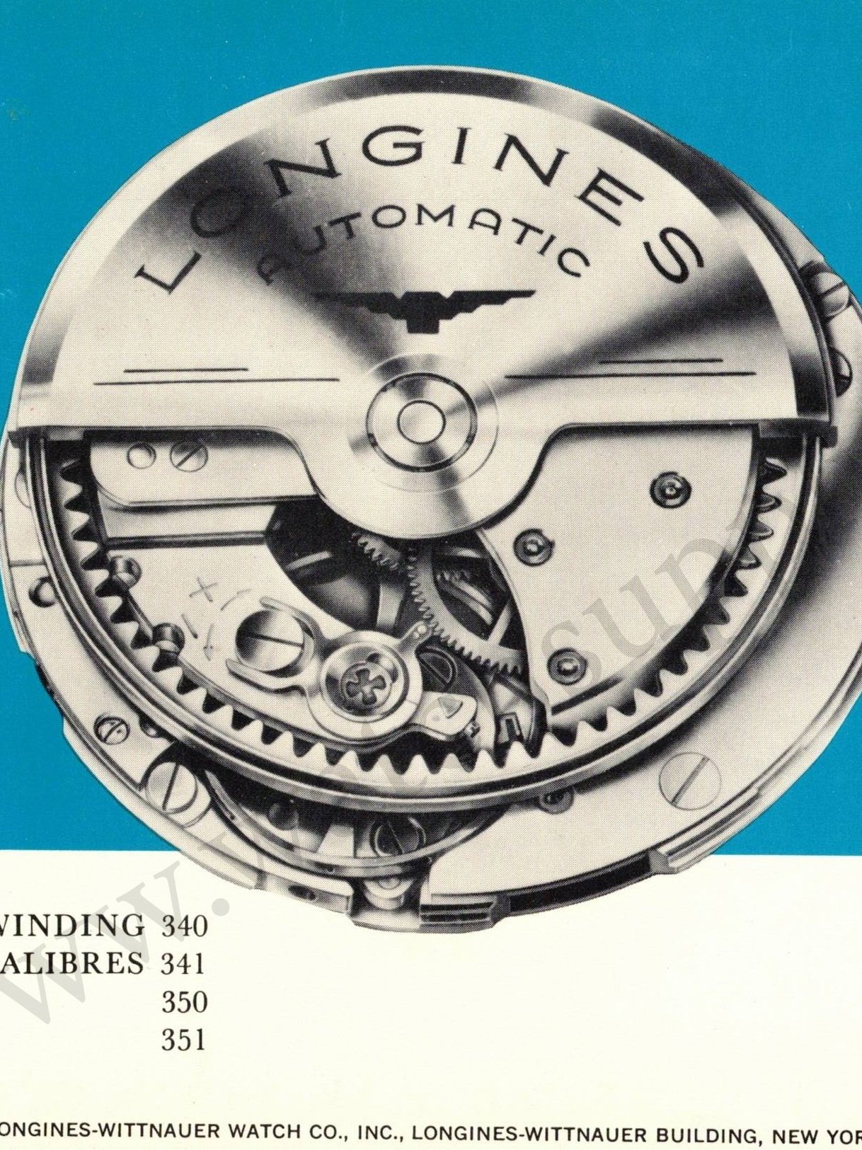 Longines 340 Technical Information