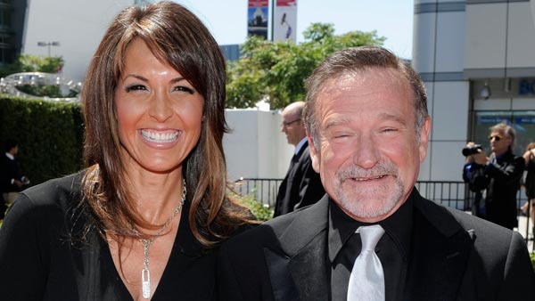 Susan Schneider (his 3rd wife) and Williams in the year before his death.