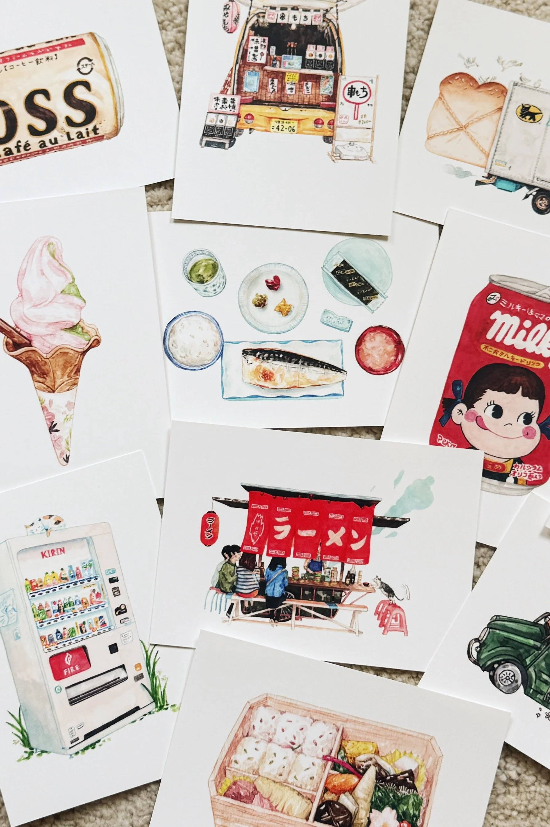 Justine Wong Illustration Japan Travel Postcards 02.JPG