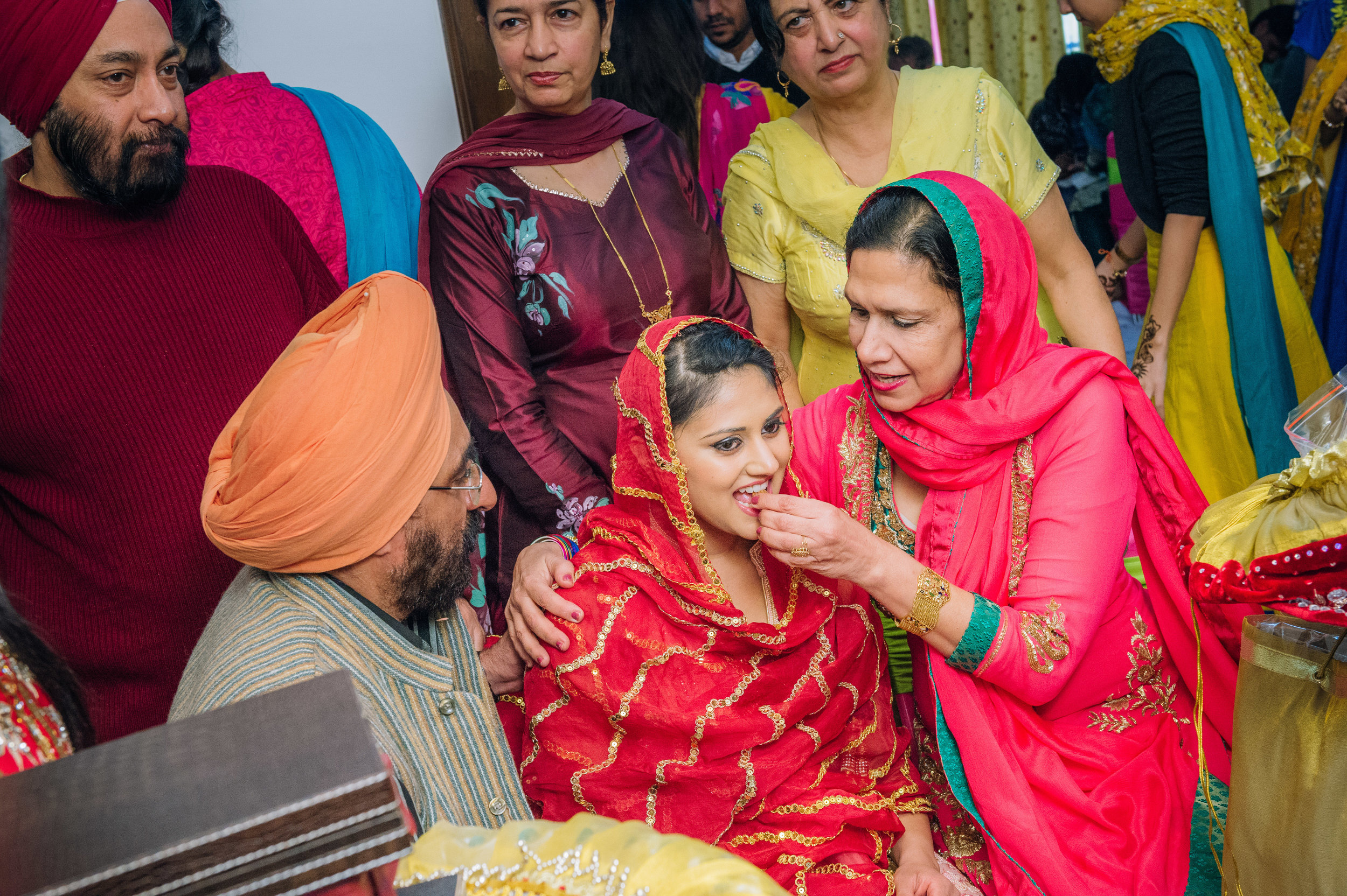  Before the start of the Mehendi Party. 