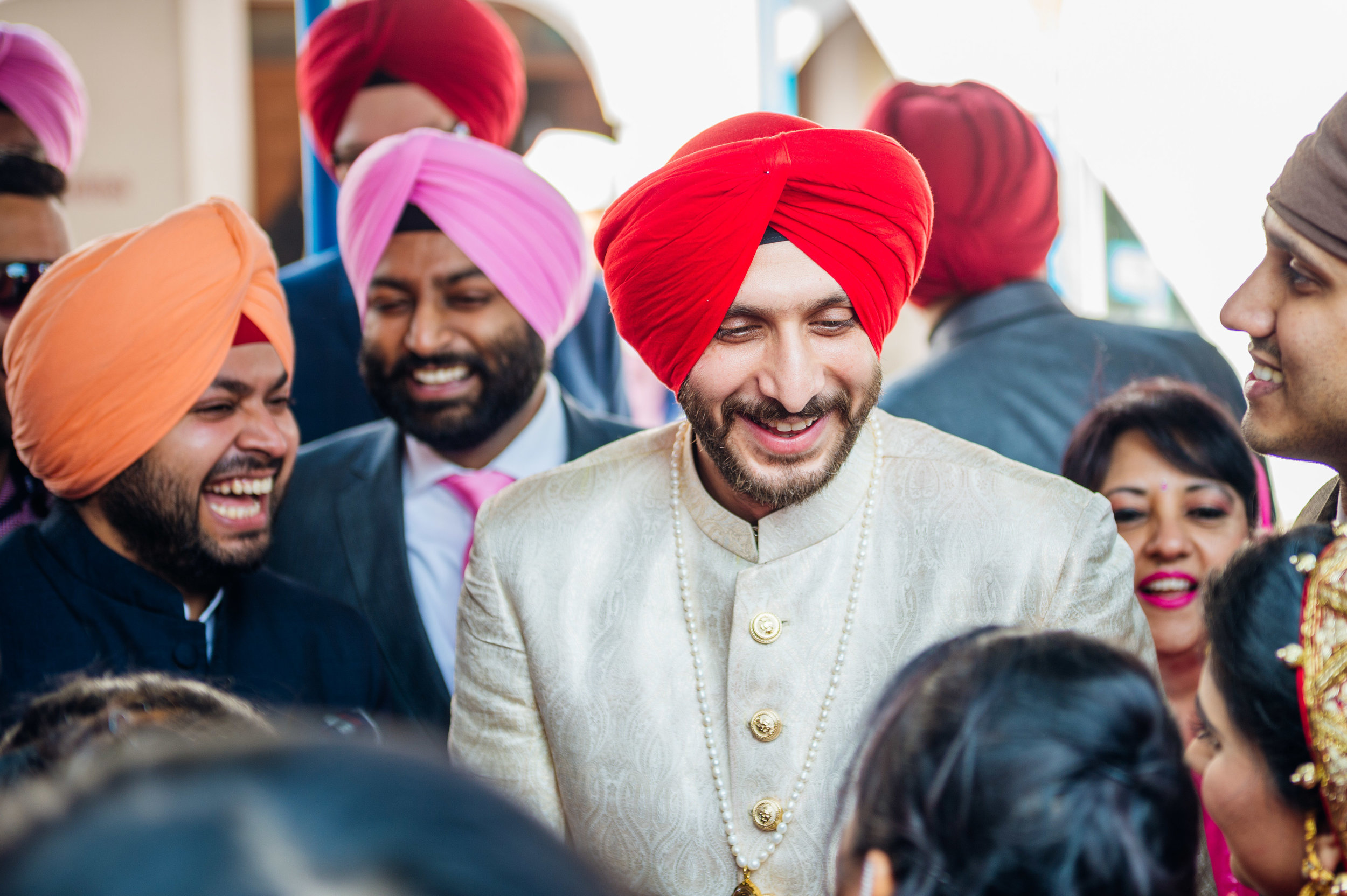  The groom and his family not giving up without a tough negotiation. Again, it's all in good fun. 