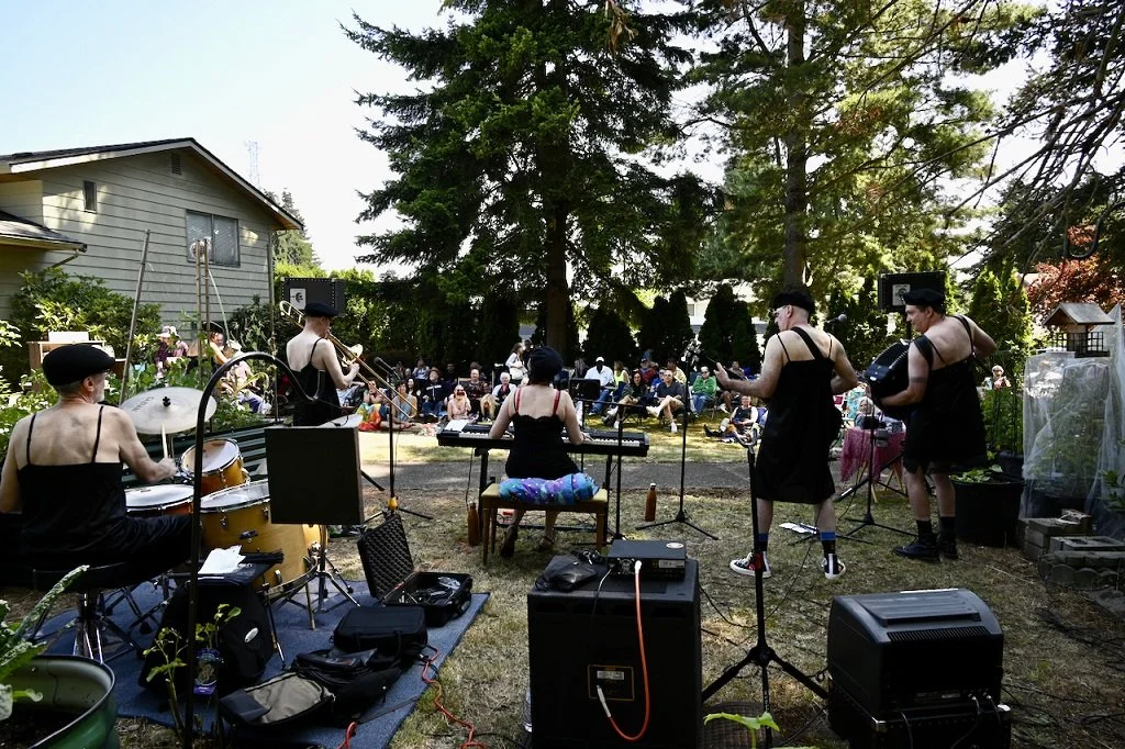 July 2024: The Love Markets play ITitAG (Intentional Tunes in the Accidental Garden) 