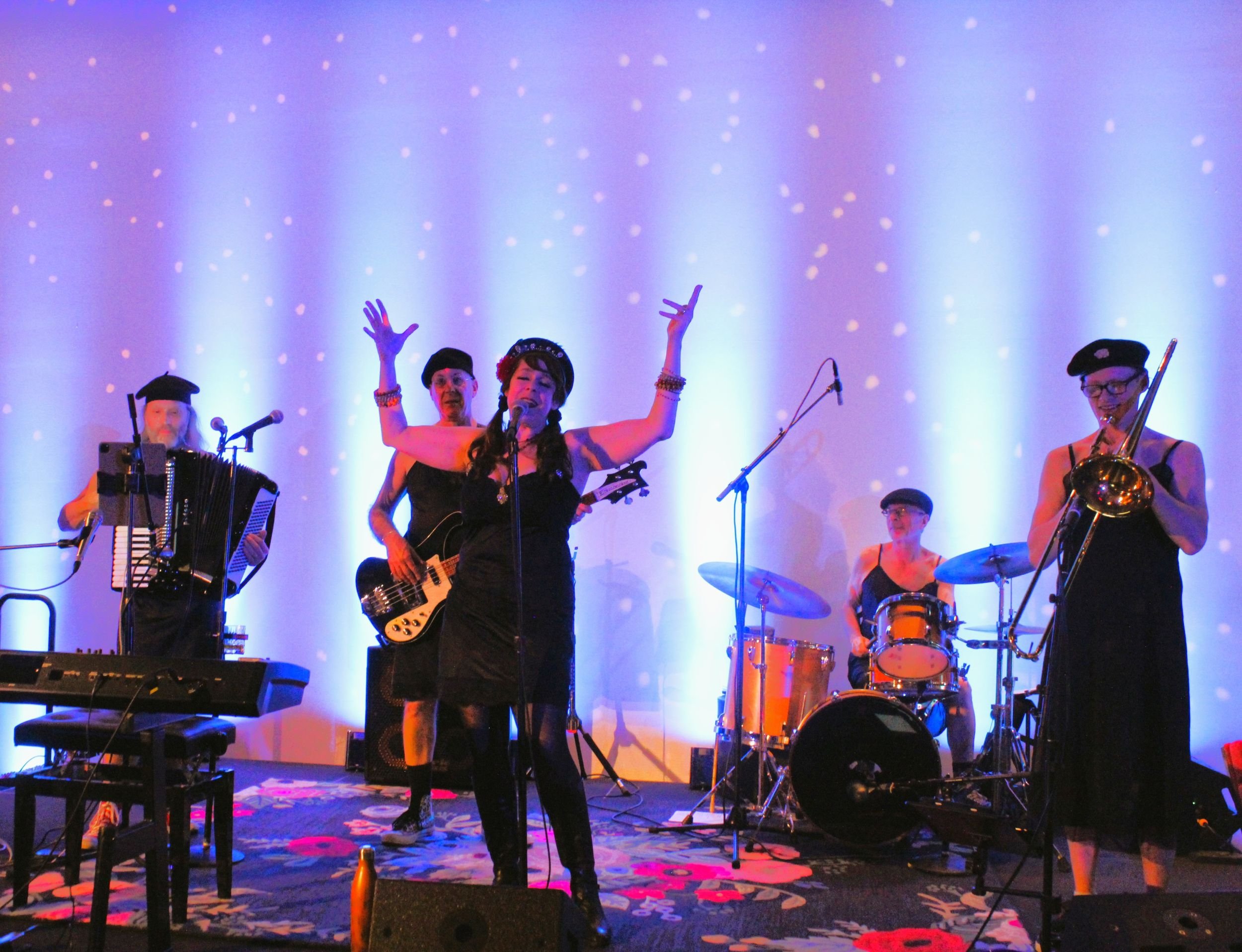 Feb 7, 2026: Love Markets play arts angel birthday gala at Stone Way Auto Works