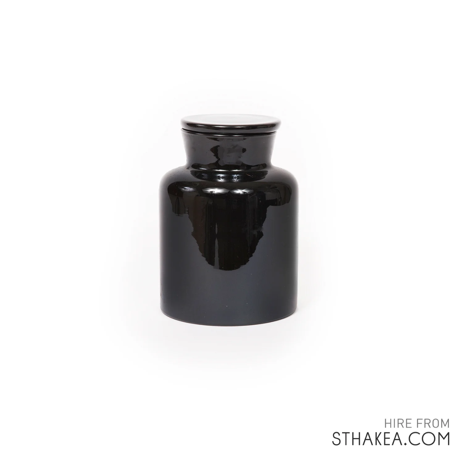 St Hakea Melbourne Hire Black Medicinal Vase Large.jpg