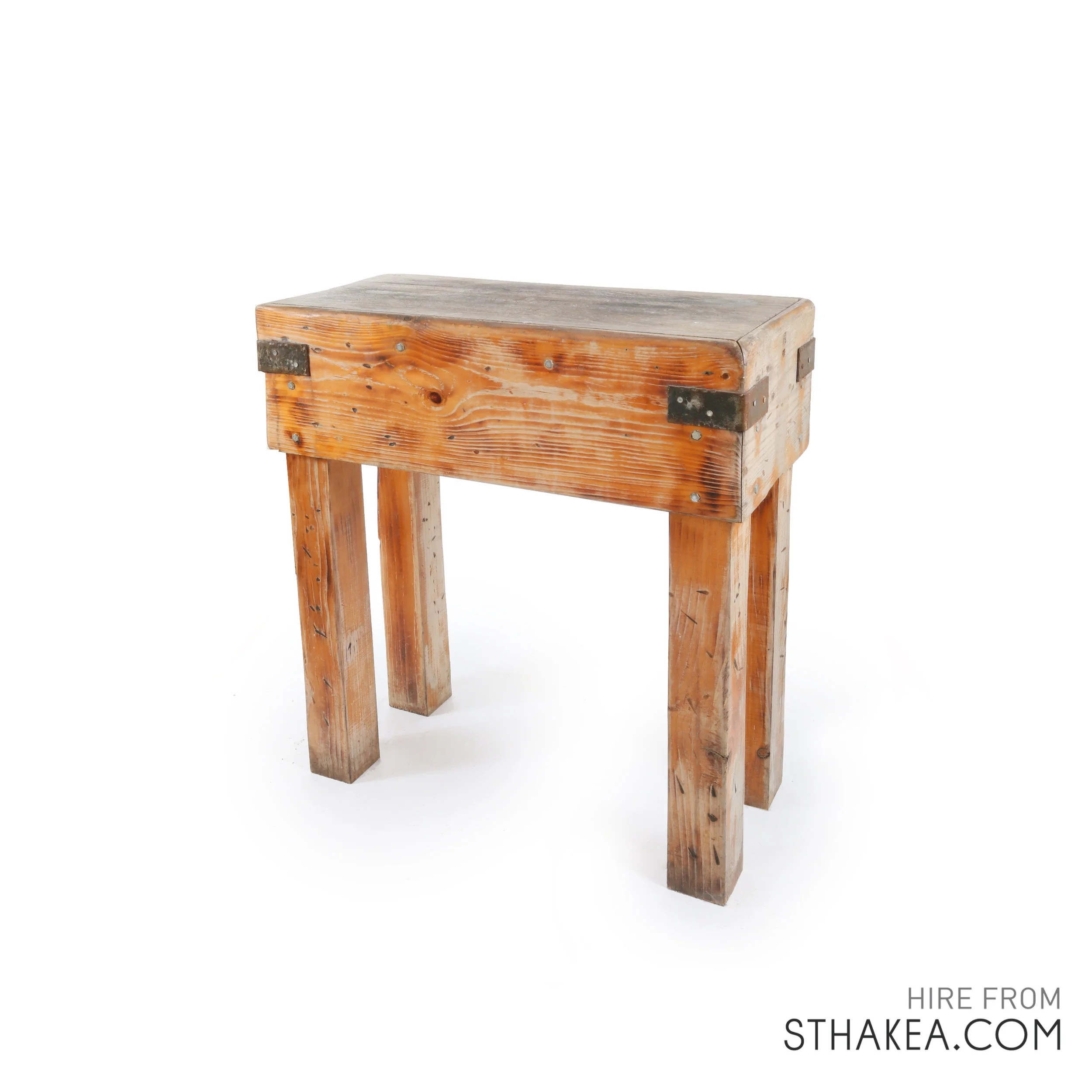 St Hakea Melbourne Event Hire Rustic Wood Cutters Console.jpg
