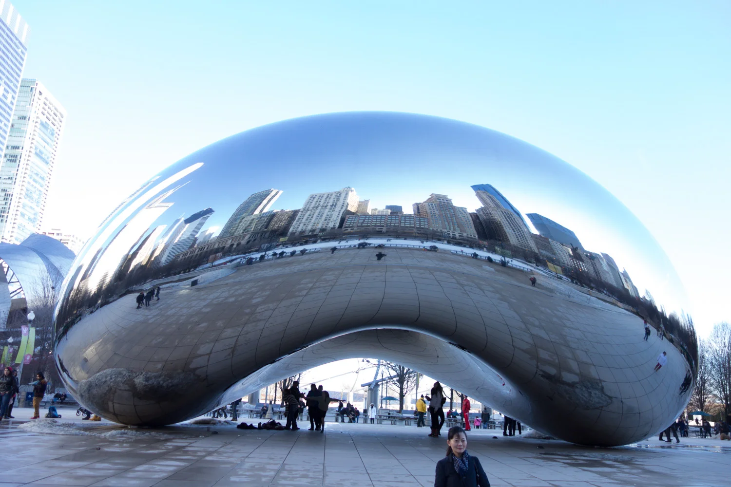 I've seen so many pictures of the bean, but it's so much more impressive in person. I could've spent a lot more time looking at it. It was a perfect day for it too!