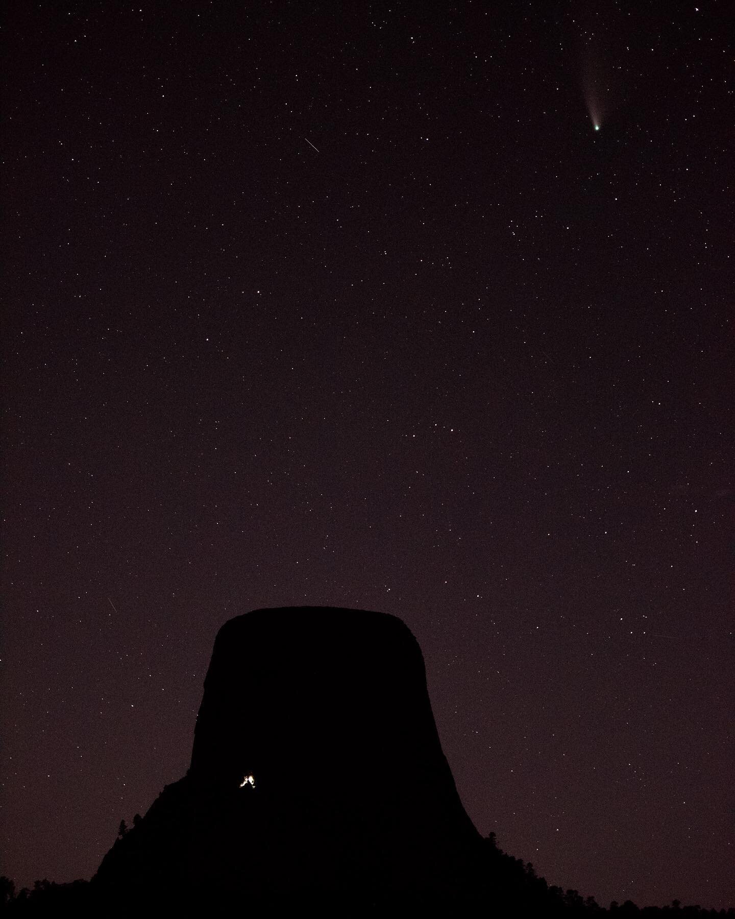 I know everyone is likely tired of NEOWISE photos, but I spent my birthday yesterday shooting it as it passed above Bear Lodge/Devils&rsquo;s Tower. 
.
.
.
.
.
.
.
.
.
.
. 
#Photojournalism #nightphotography #stars #astrophotography #neowise #astrono