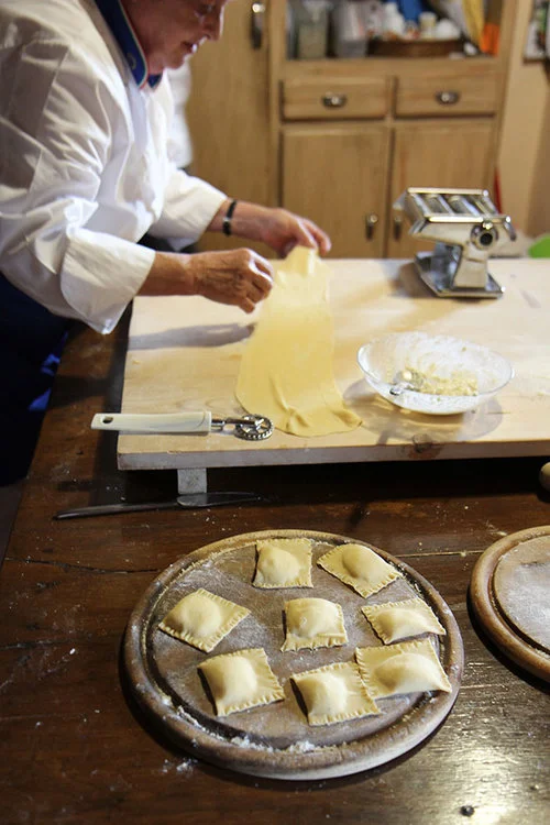 Un cours de cuisine Toscane...