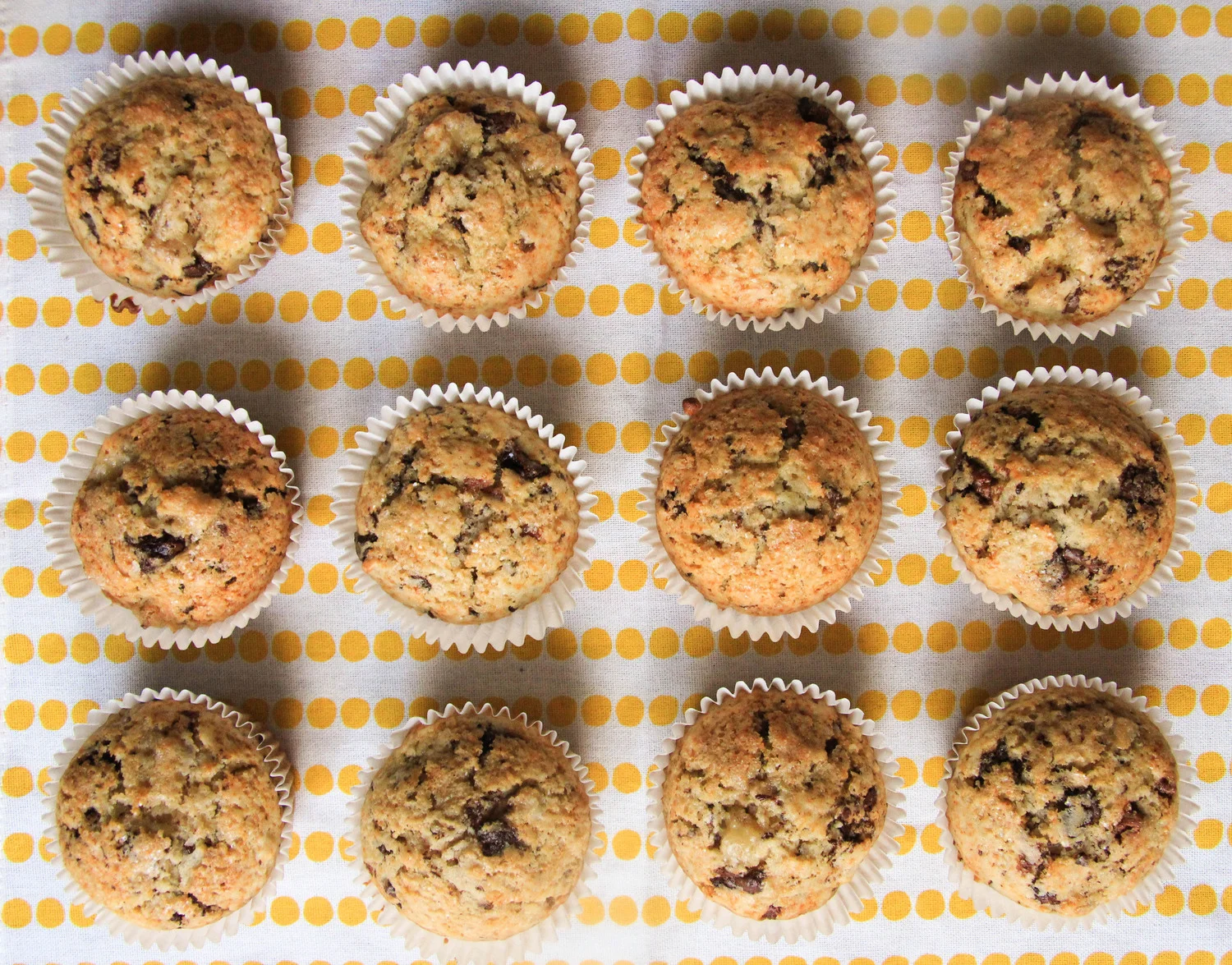 Muffins banane-chocolat