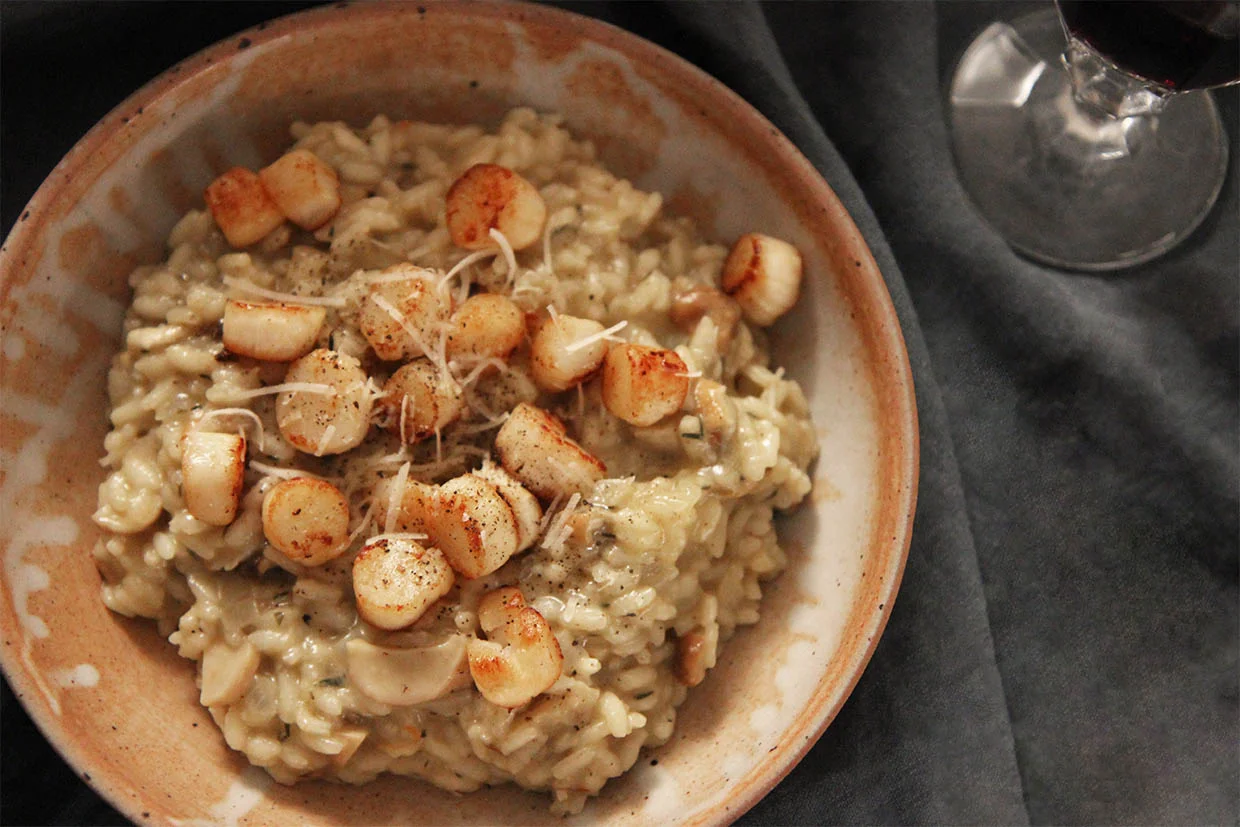 Risotto cèpes & noix de Saint Jacques