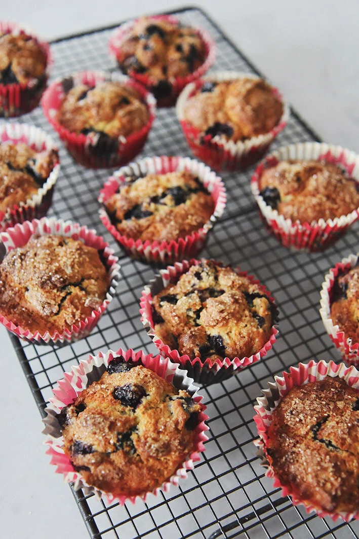 Muffins aux myrtilles