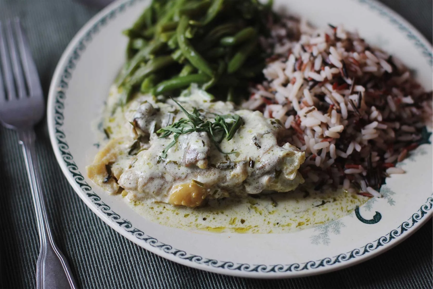 Poulet à l'estragon · © The Flying Flour