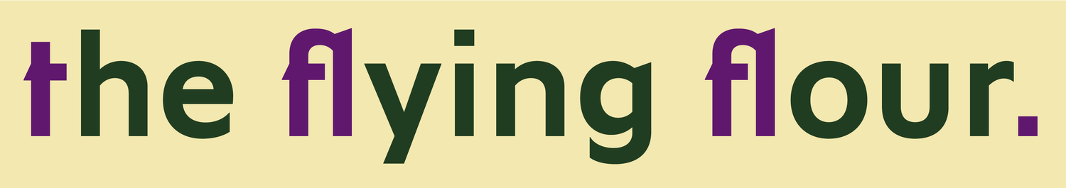 the flying flour.