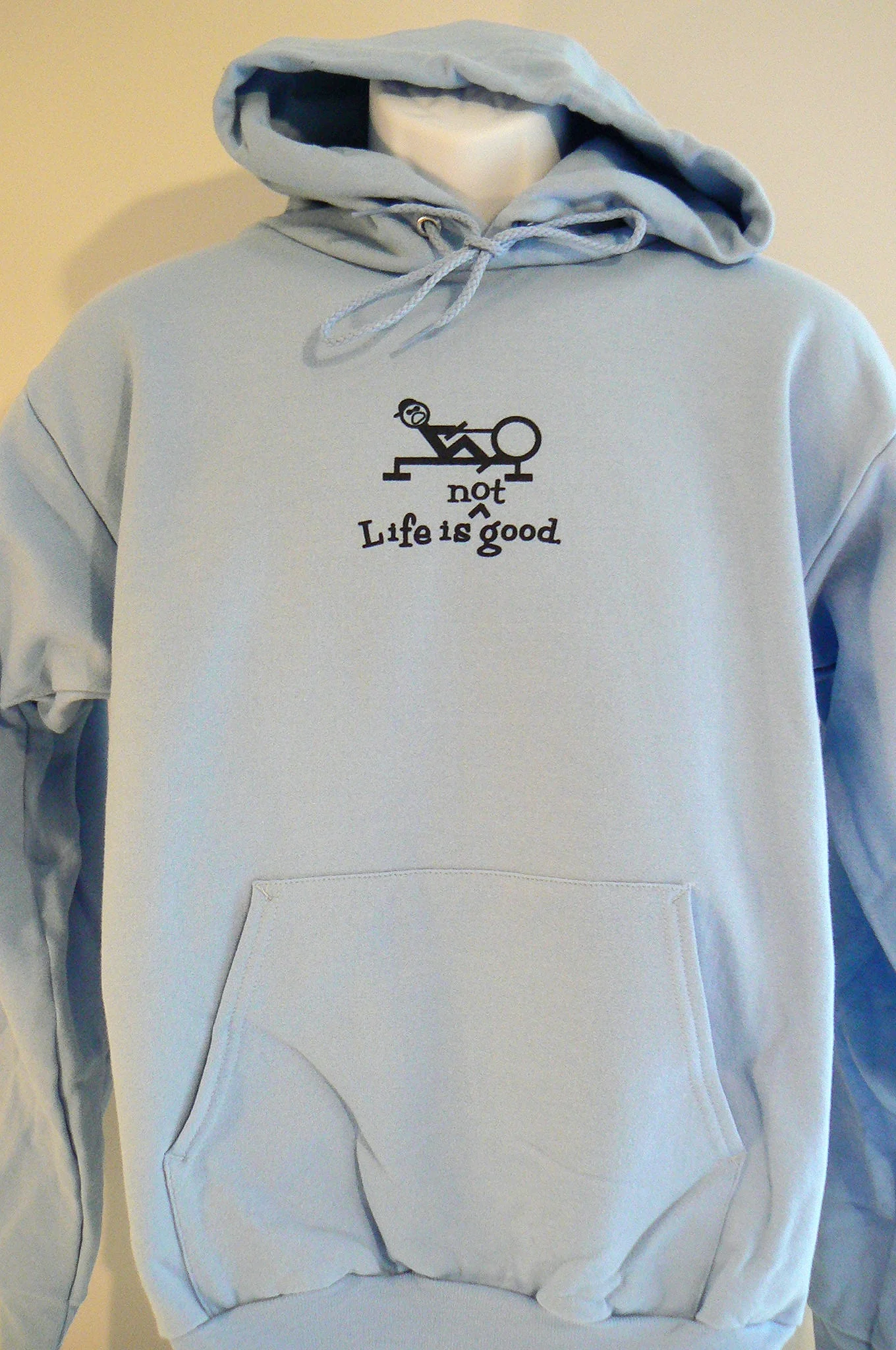 life is good hooded sweatshirt