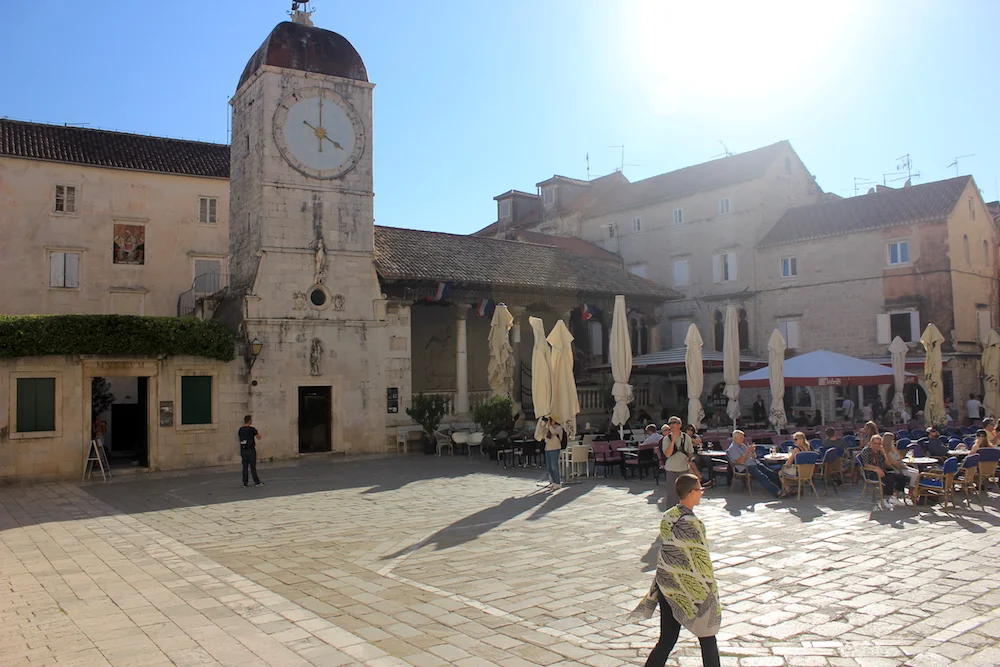 Italian-style piazza in Trogir, Croatia | Photo credit: Rose Spaziani