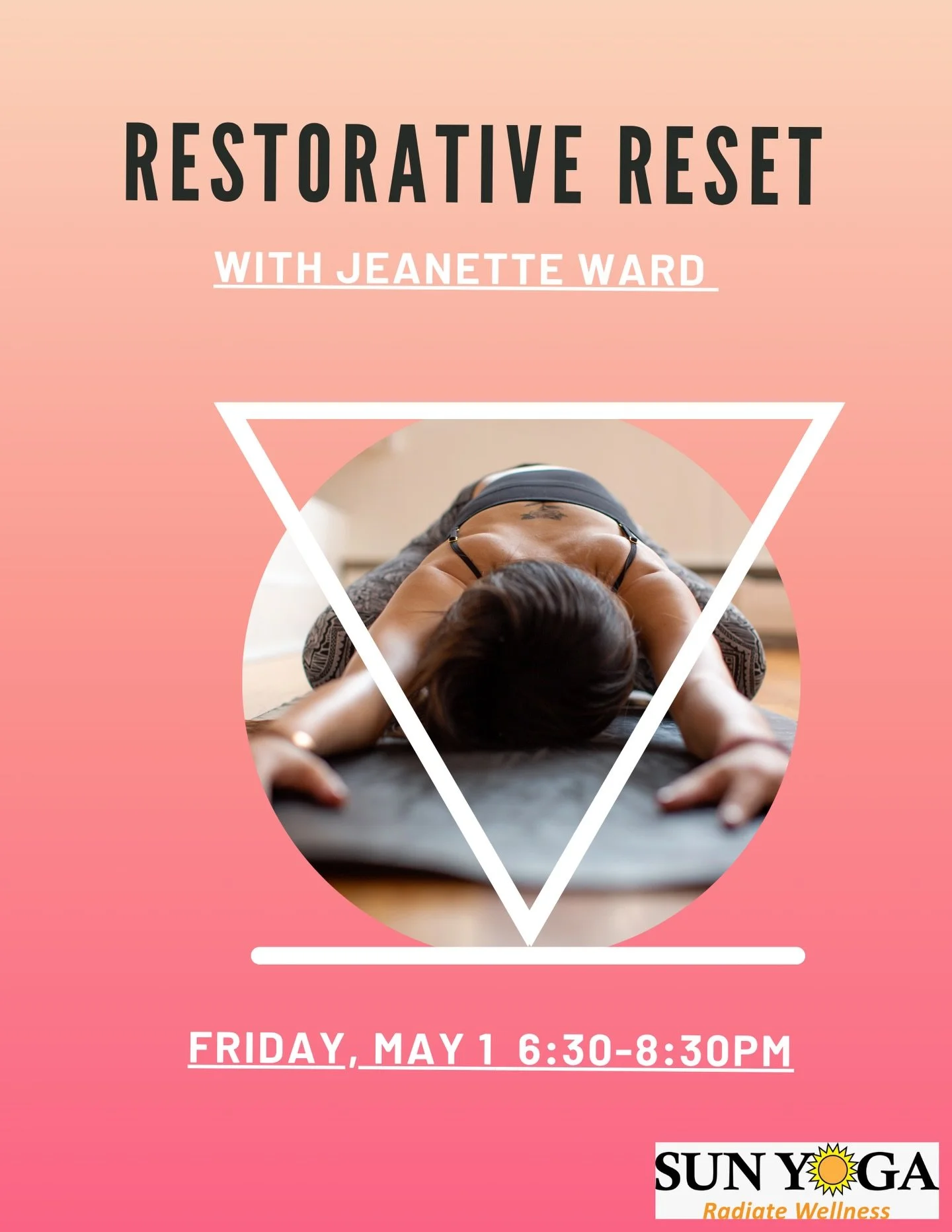 Slow down. Breathe deeper. Restore your body and mind. 🌿

Join us for a calming Restorative Yoga Workshop designed to help you release tension, reduce stress, and reconnect with yourself. Through gentle, supported poses and guided relaxation, you&rs
