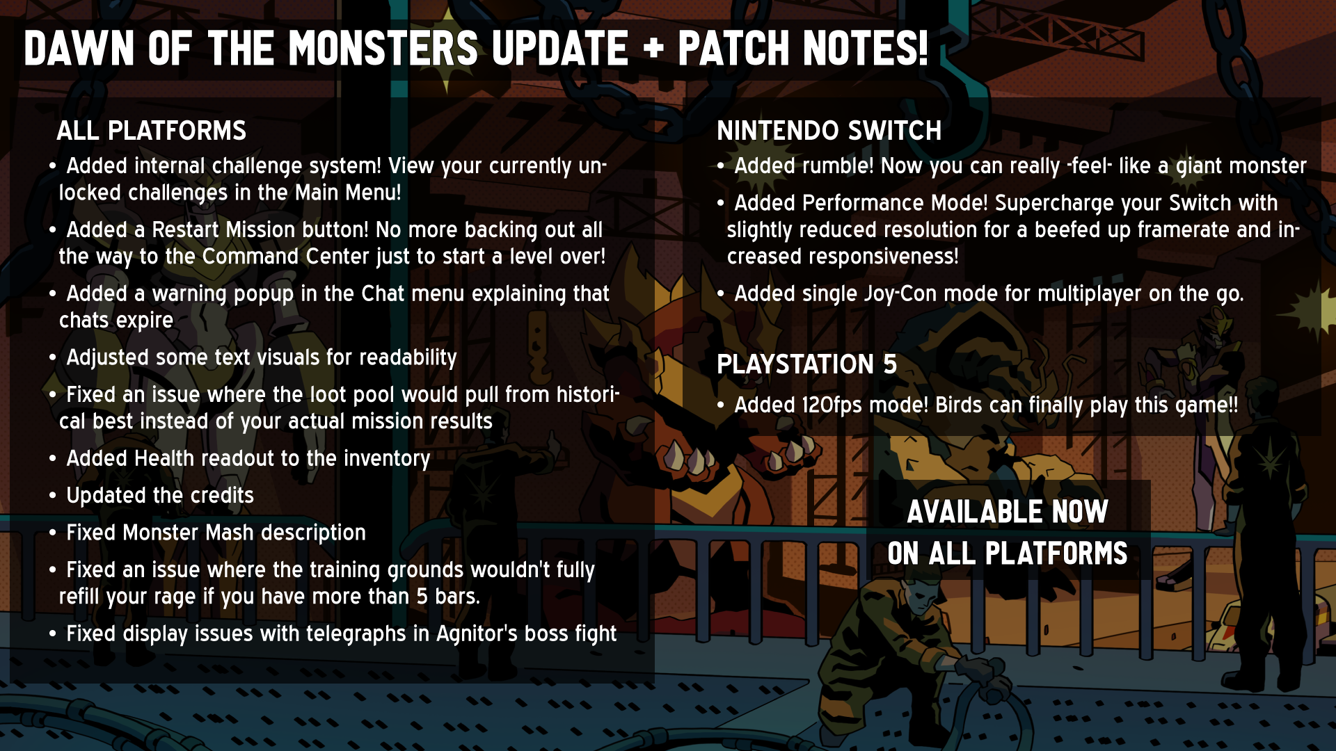 dawn of the monsters 13am games dawn of the monsters 13am games
