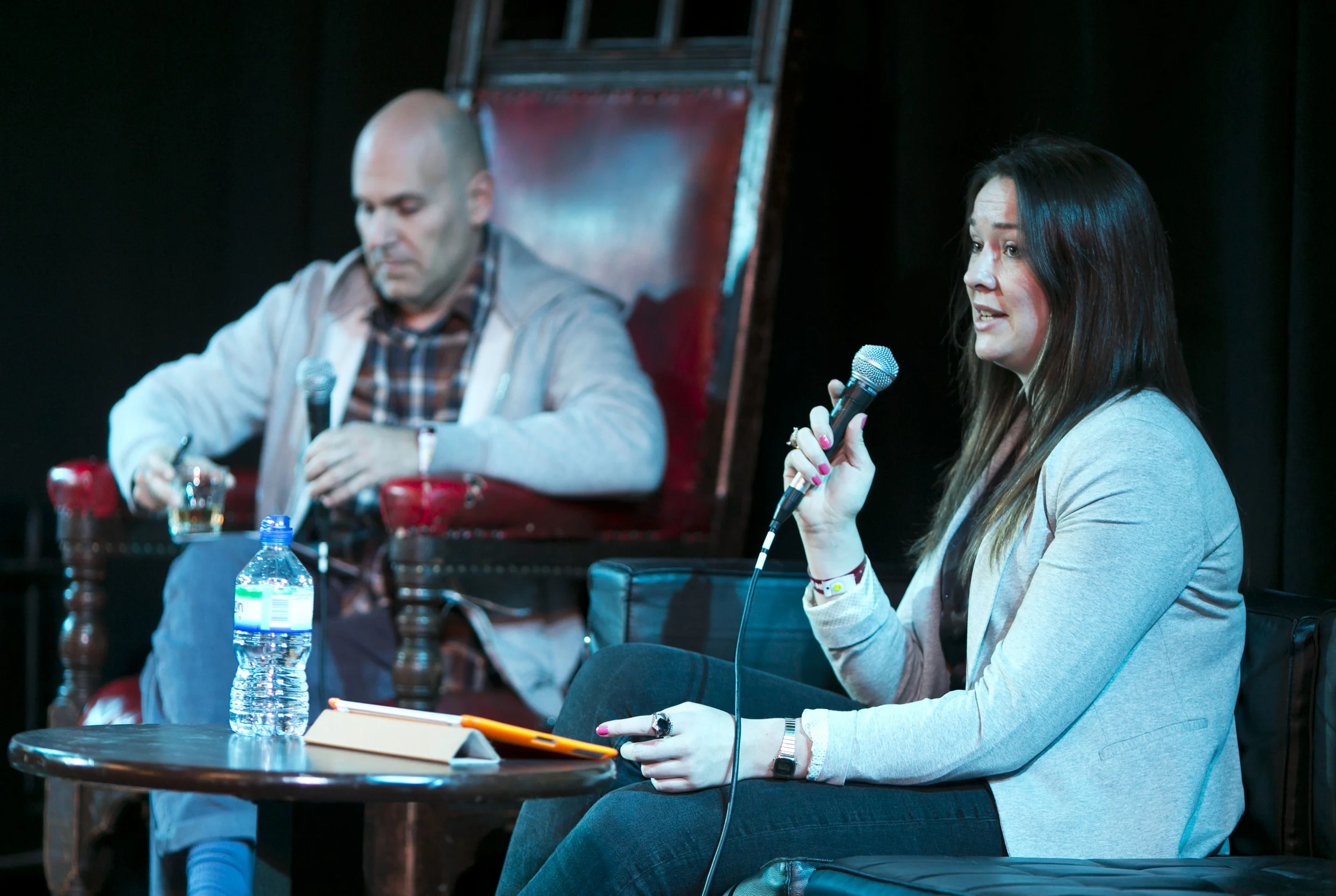 Scott Cohen (founder, The Orchard) & Katie McPhee (head of Community Europe, Eventbrite) at Wide Days 2013. Photo by Jannica Honey .