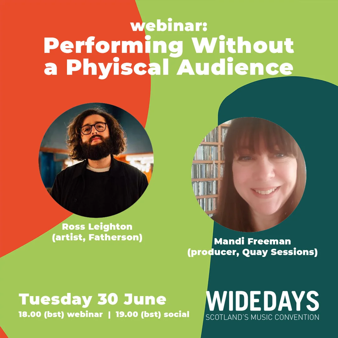 Performing Without An Audience Webinar &amp; Social - Tue 30 June 