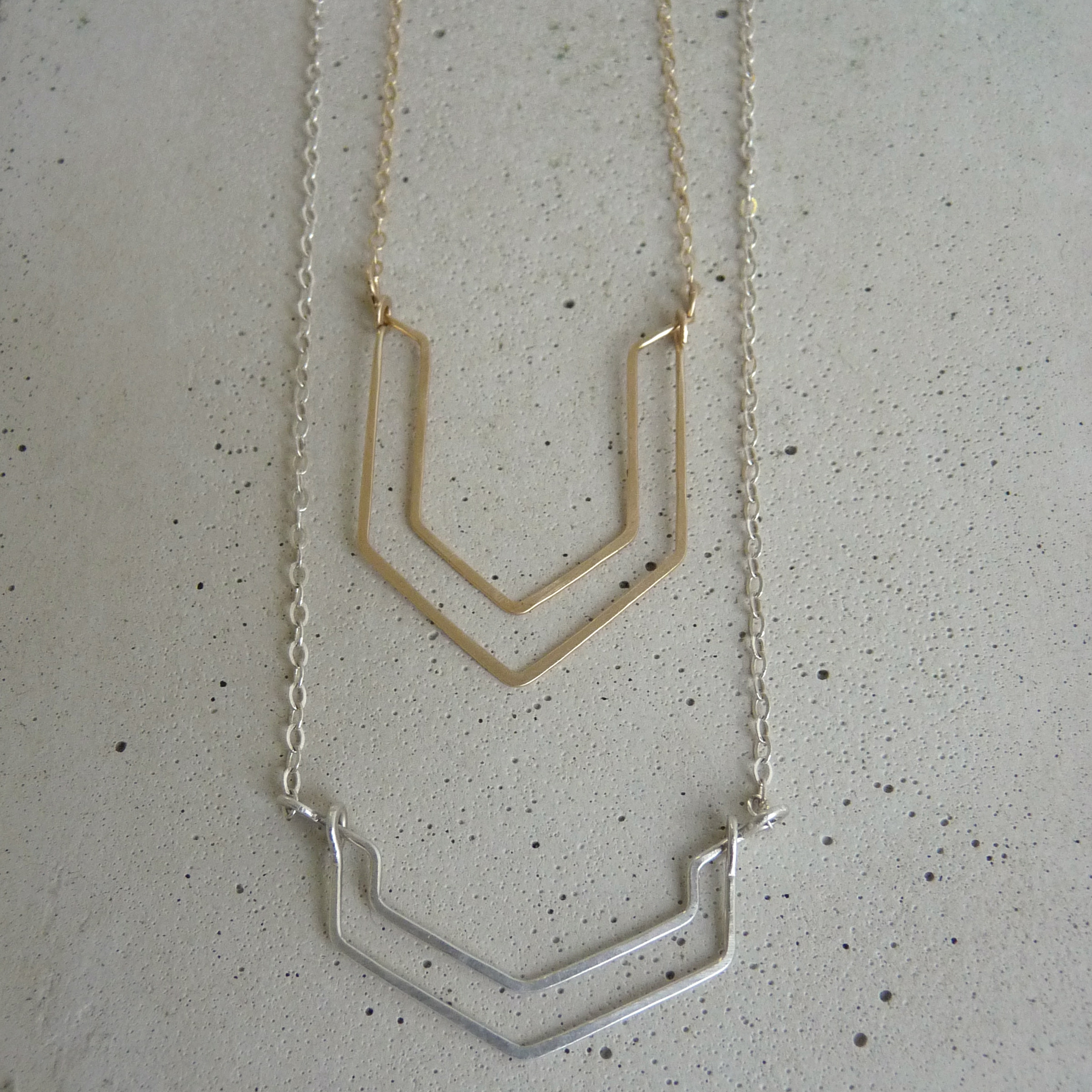 VALLEY necklace & VENT necklace