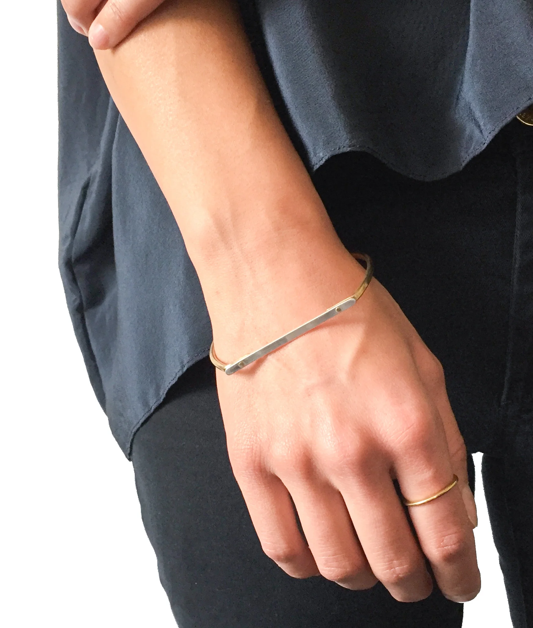 rivet bracelet new refined basics