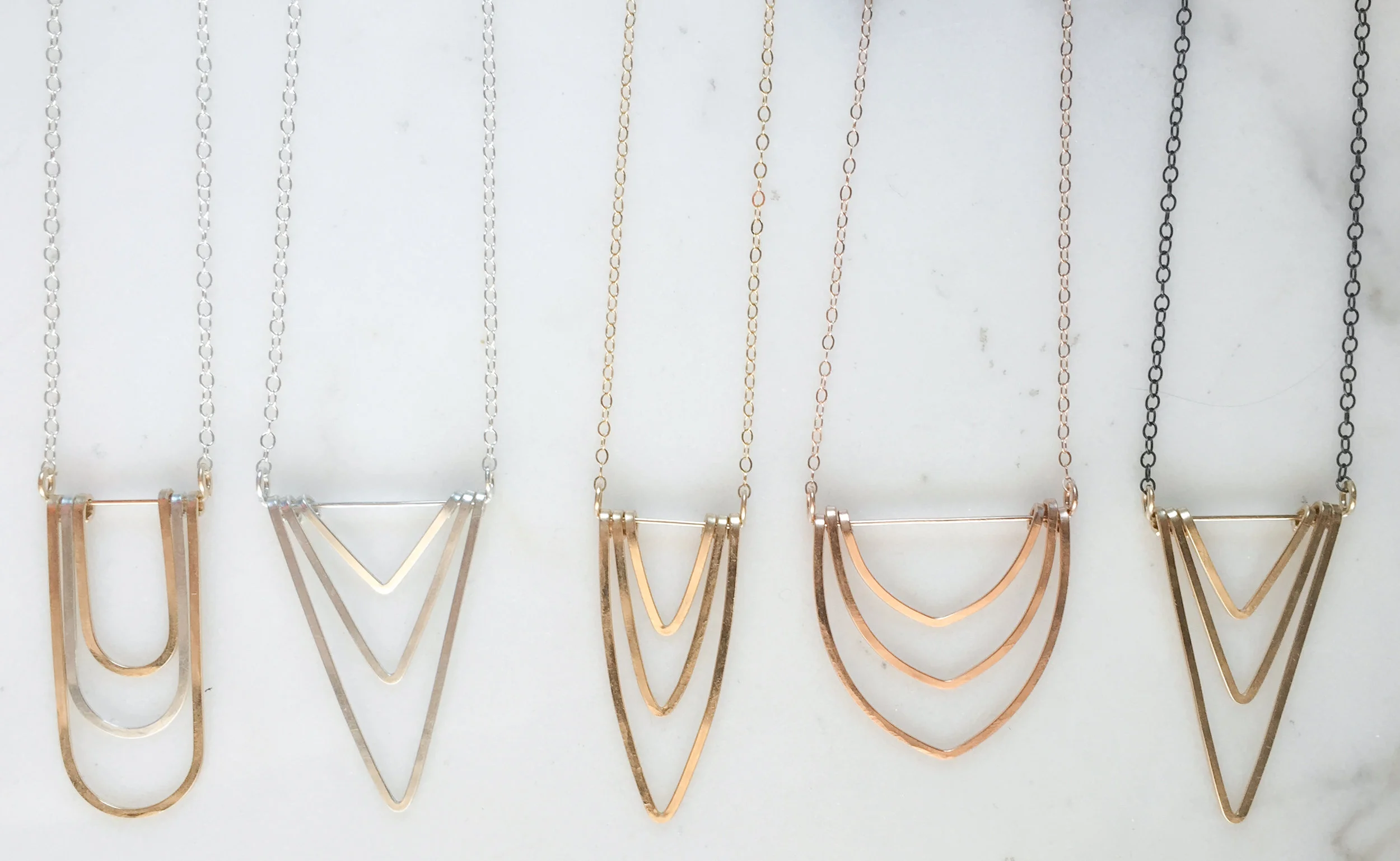 short layered necklaces
