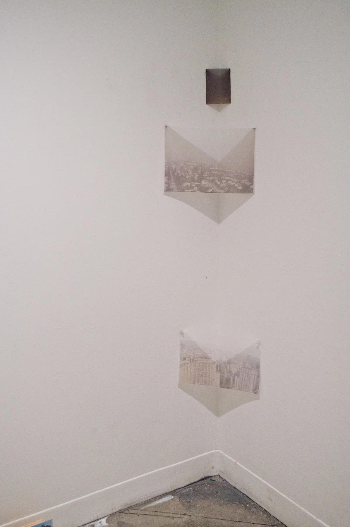 Webcam sites , 2012, digital prints on organza, 