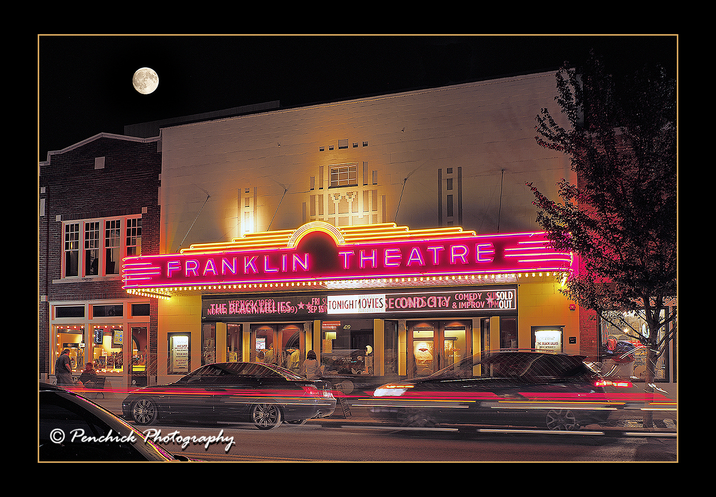 Moonrise Over Franklin Tennessee