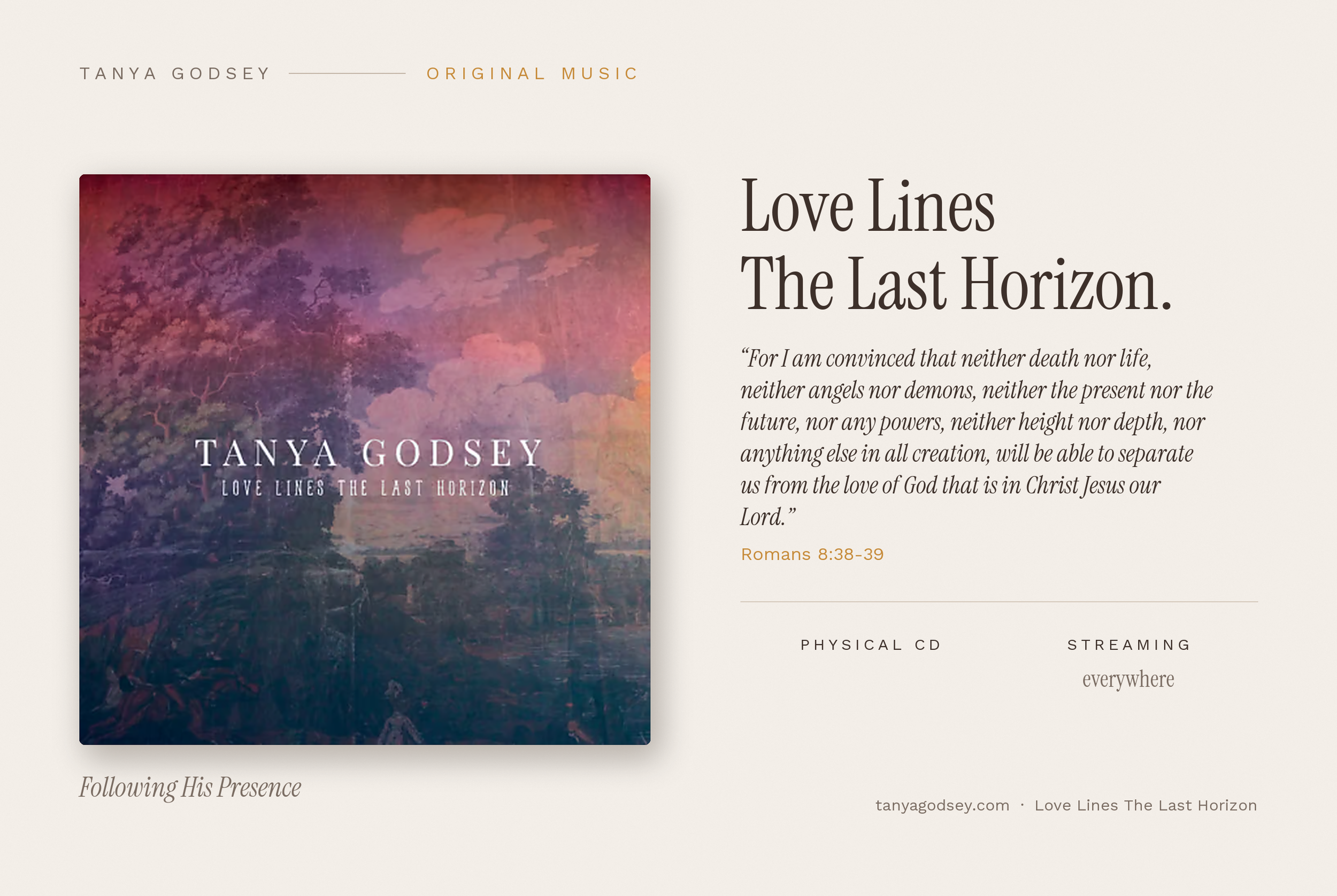 Love Lines The Last Horizon Physical CD