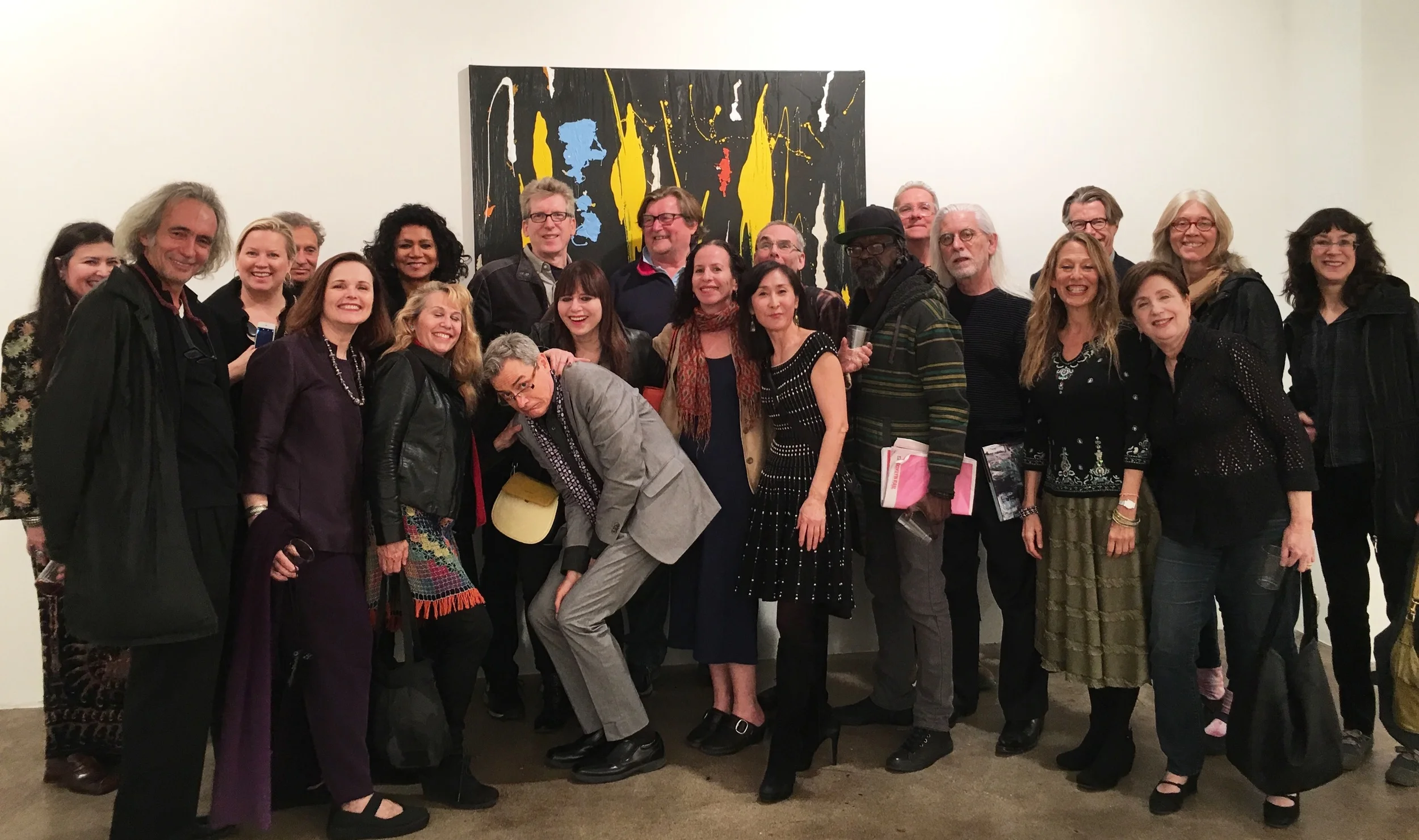 My artist peers who came by to celebrate...