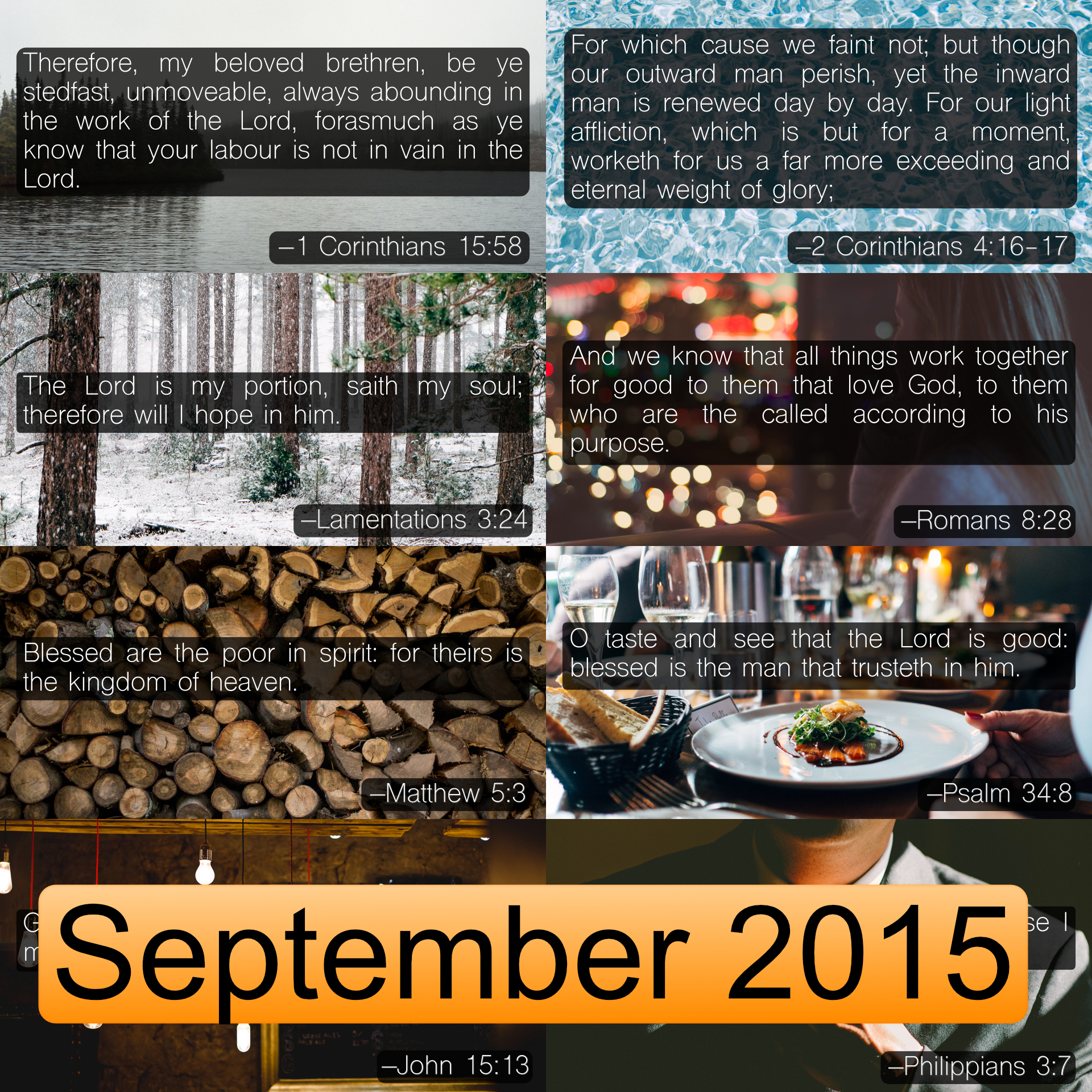 September 2015 Image Pack