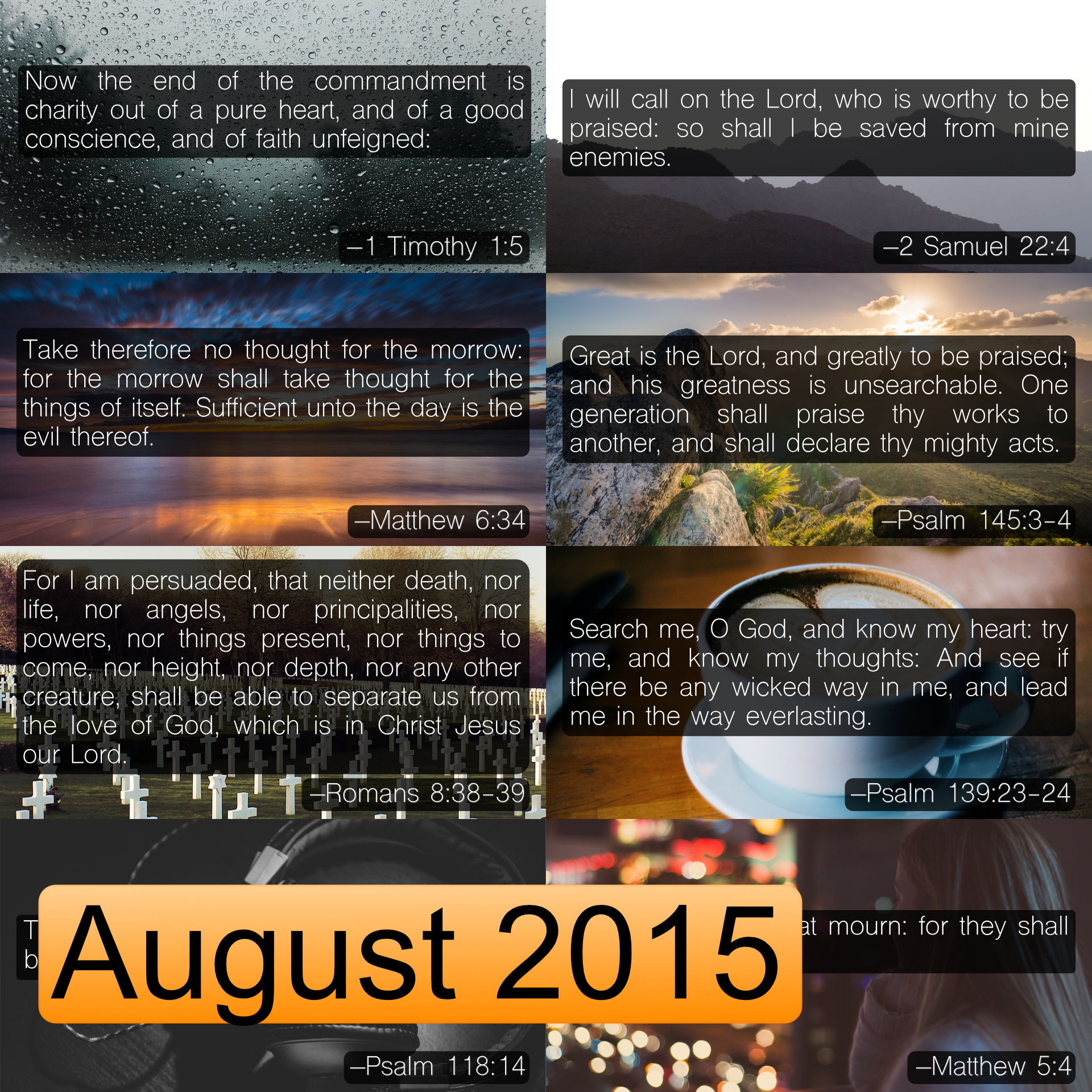 August 2015 Image Pack