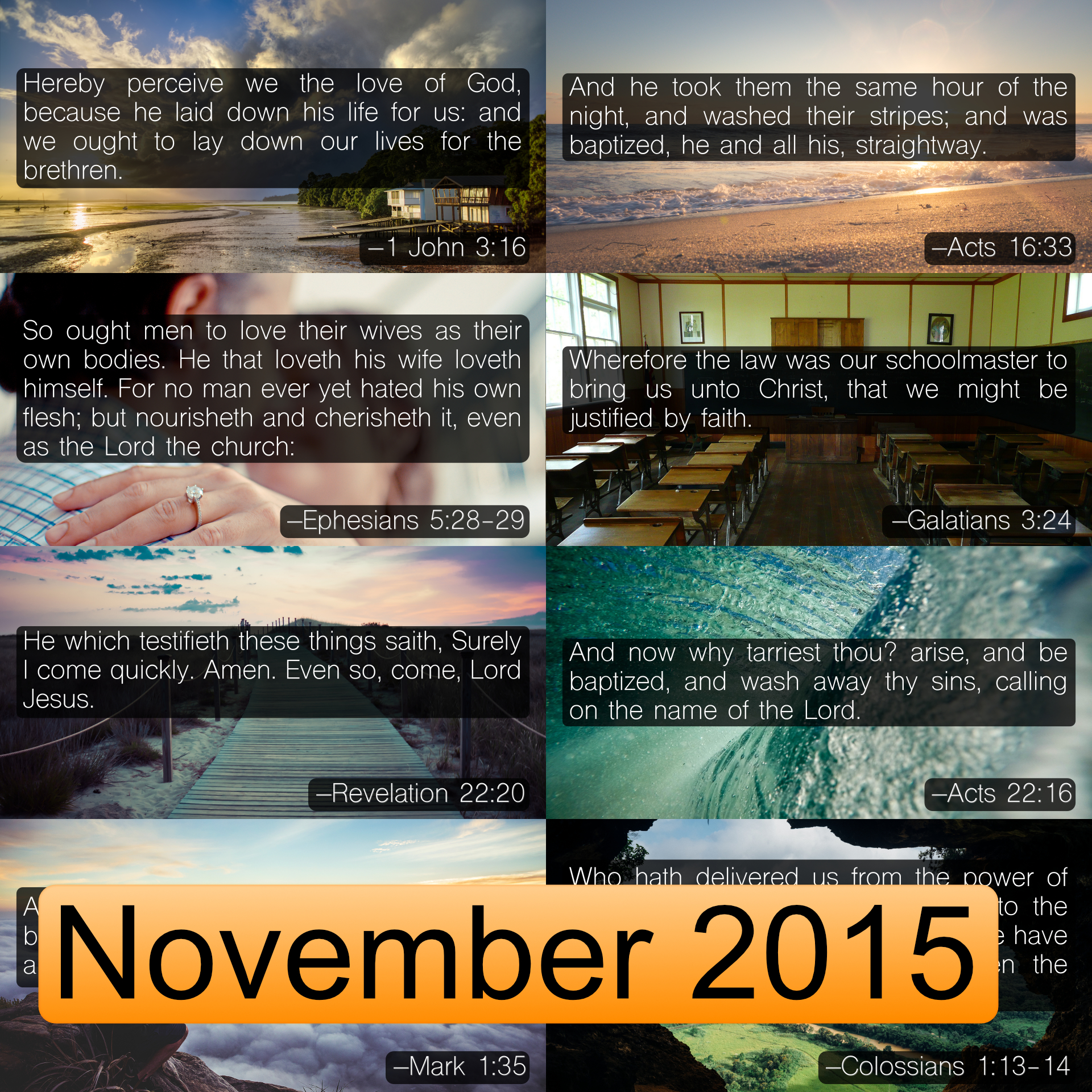 November 2016 Image Pack