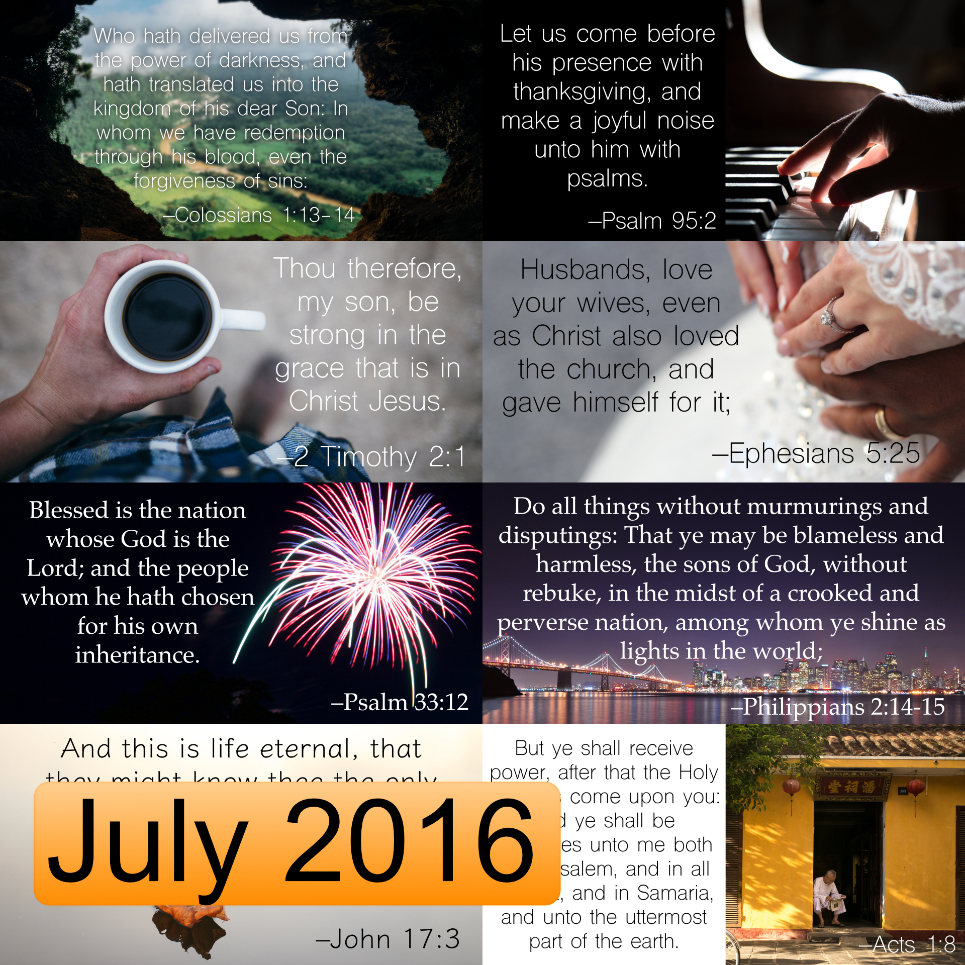July 2016 Image Pack