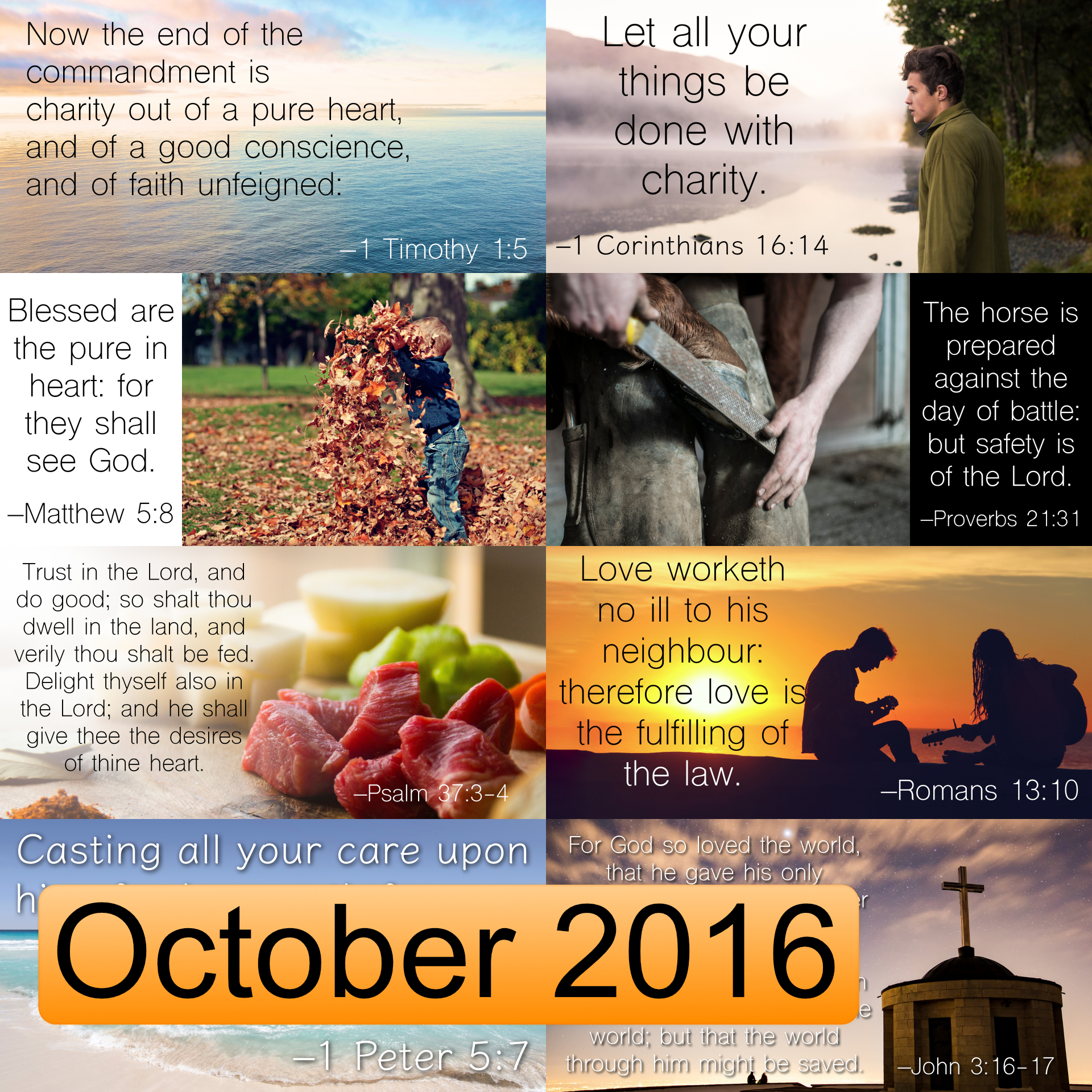 October 2016 Image Pack